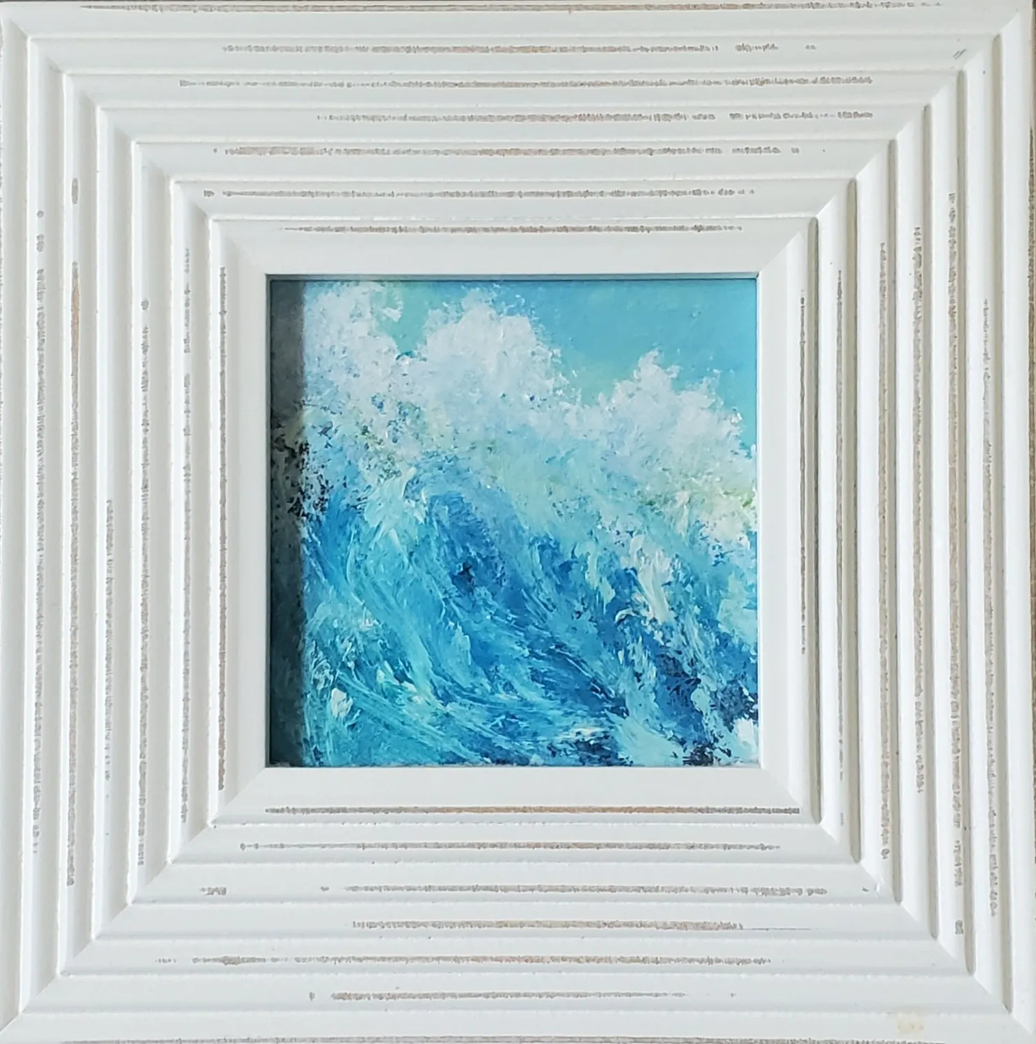 Crest, original miniature artwork by Fred Wilson