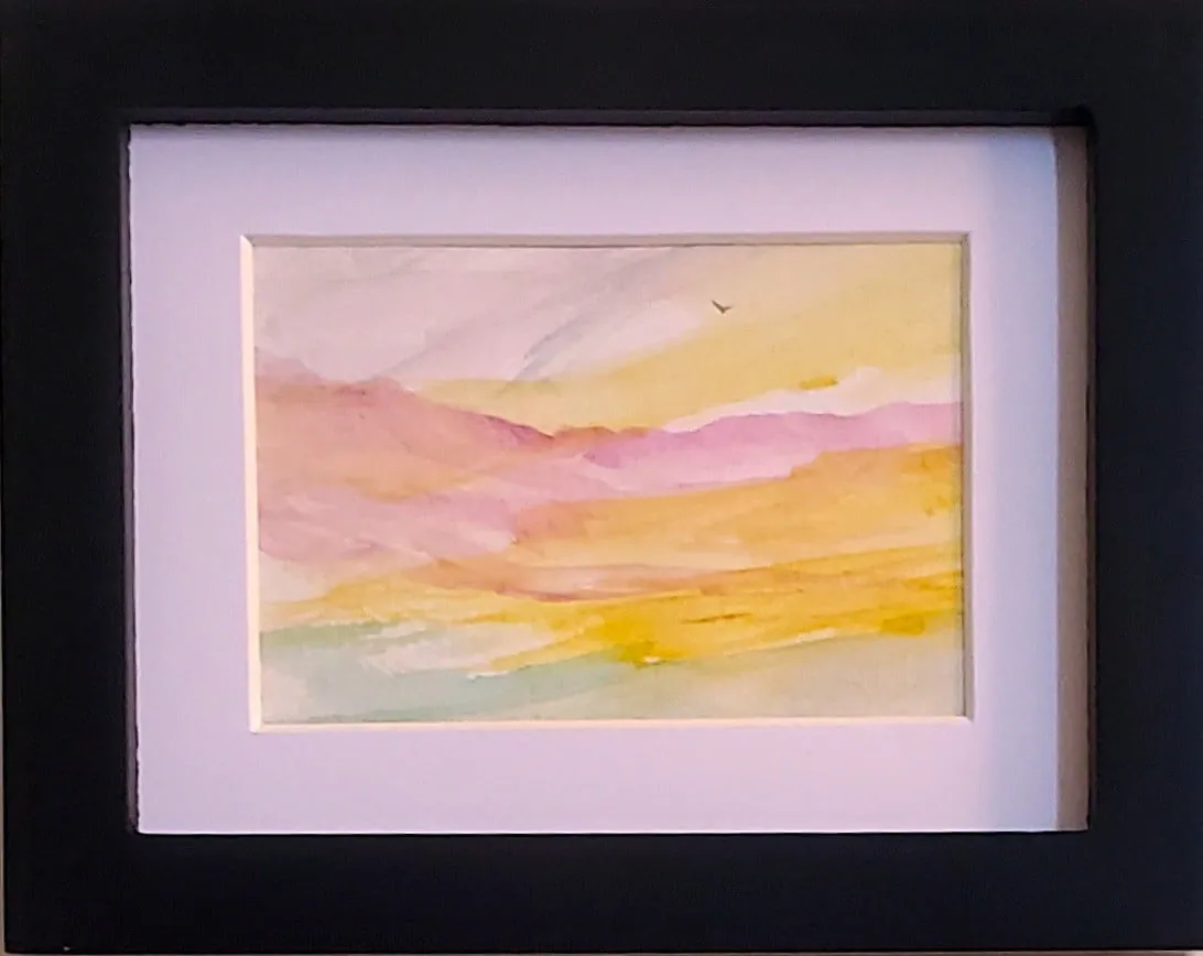 Dawn Flight, original miniature artwork by Fred Wilson