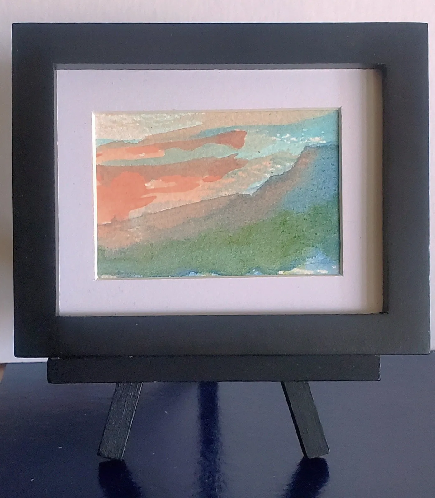 Gentle Farewell, original miniature artwork by Fred Wilson