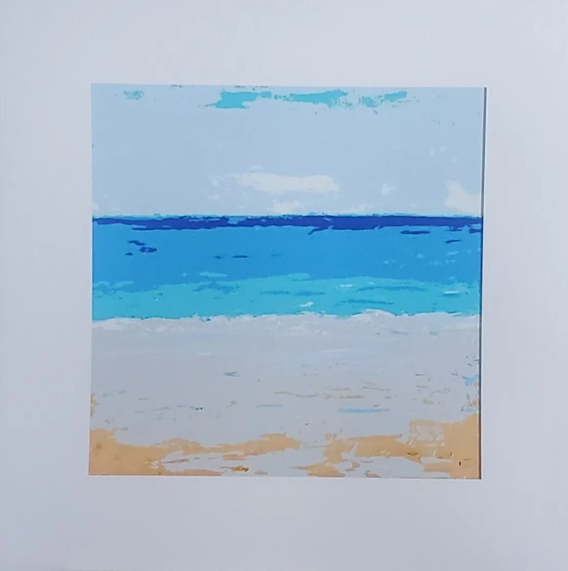 Maui no ka oi giclee print, original miniature artwork by Fred Wilson
