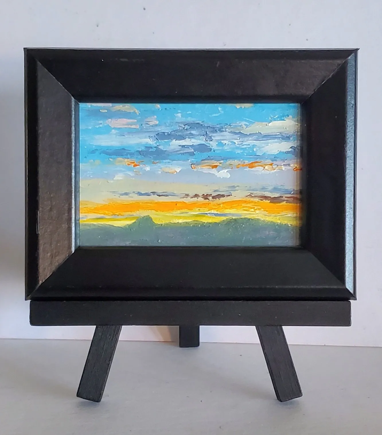 Shadowed Ridges, original miniature artwork by Fred Wilson