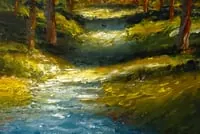 Sunlit Path, additional artwork view