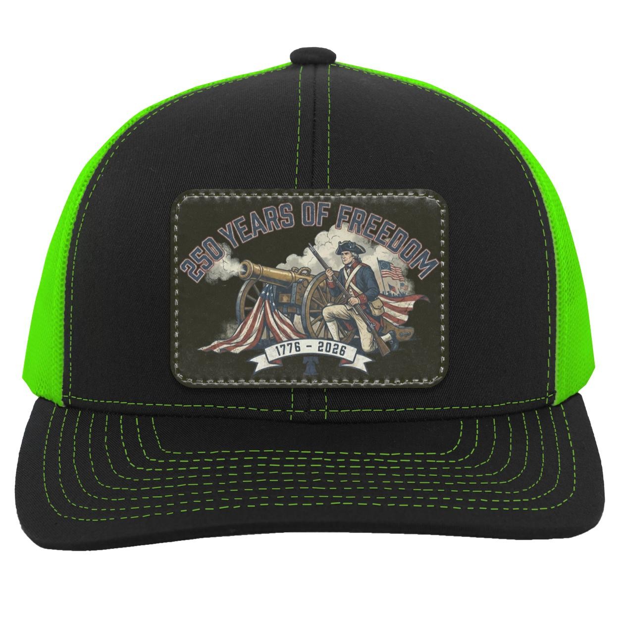 250 Years of Freedom Patch Hat | Patriotic Trucker Hat, view 4