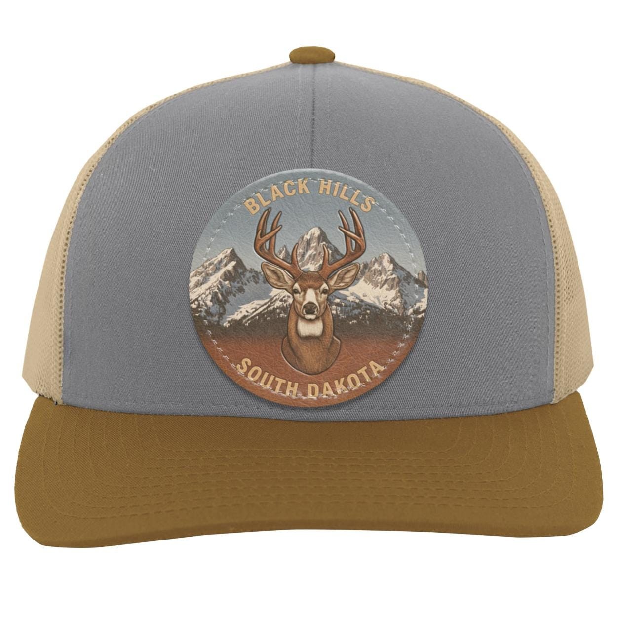 Black Hills South Dakota Round Patch Hat, view 4