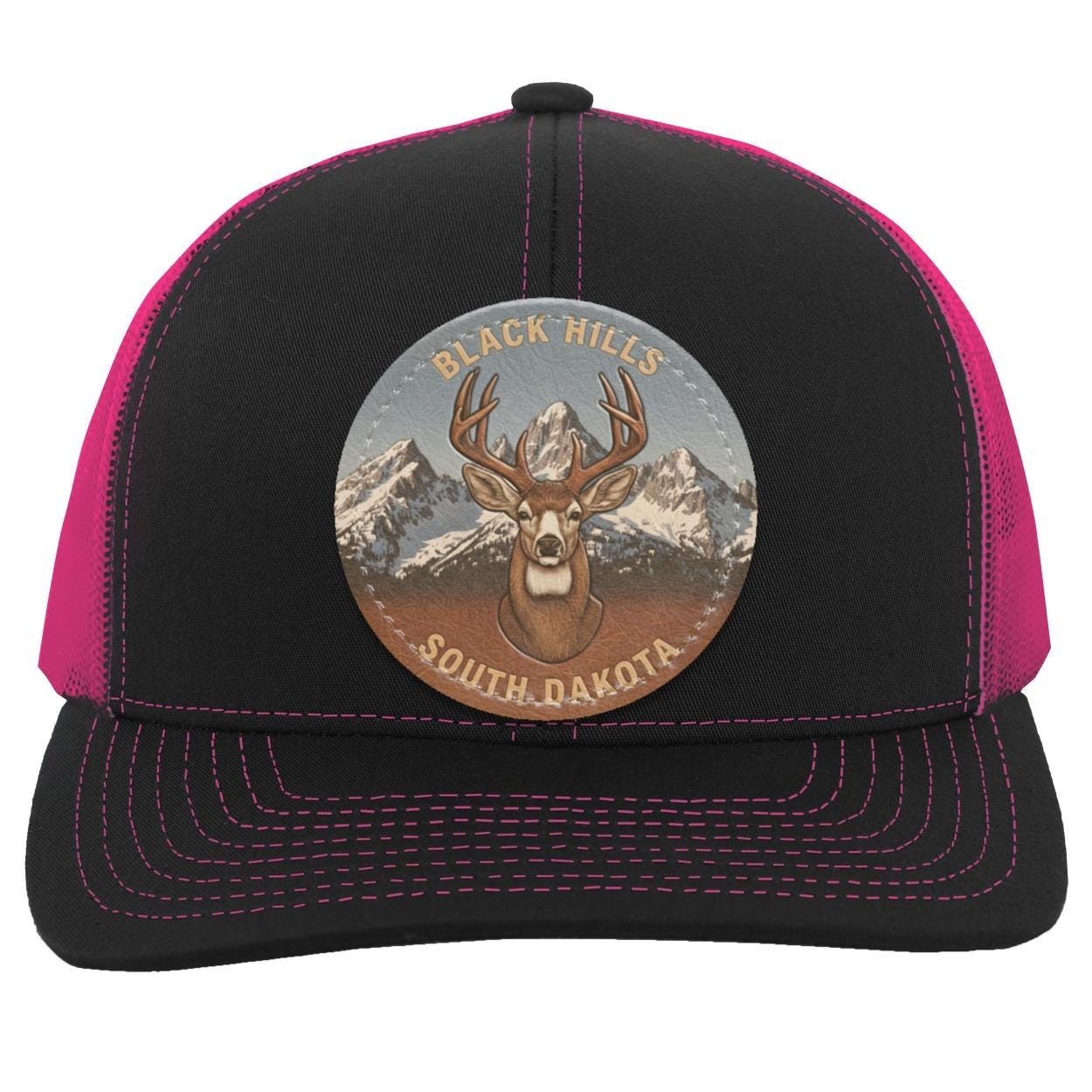 Black Hills South Dakota Round Patch Hat, view 5