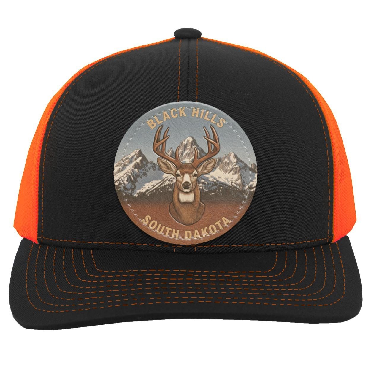 Black Hills South Dakota Round Patch Hat, view 7