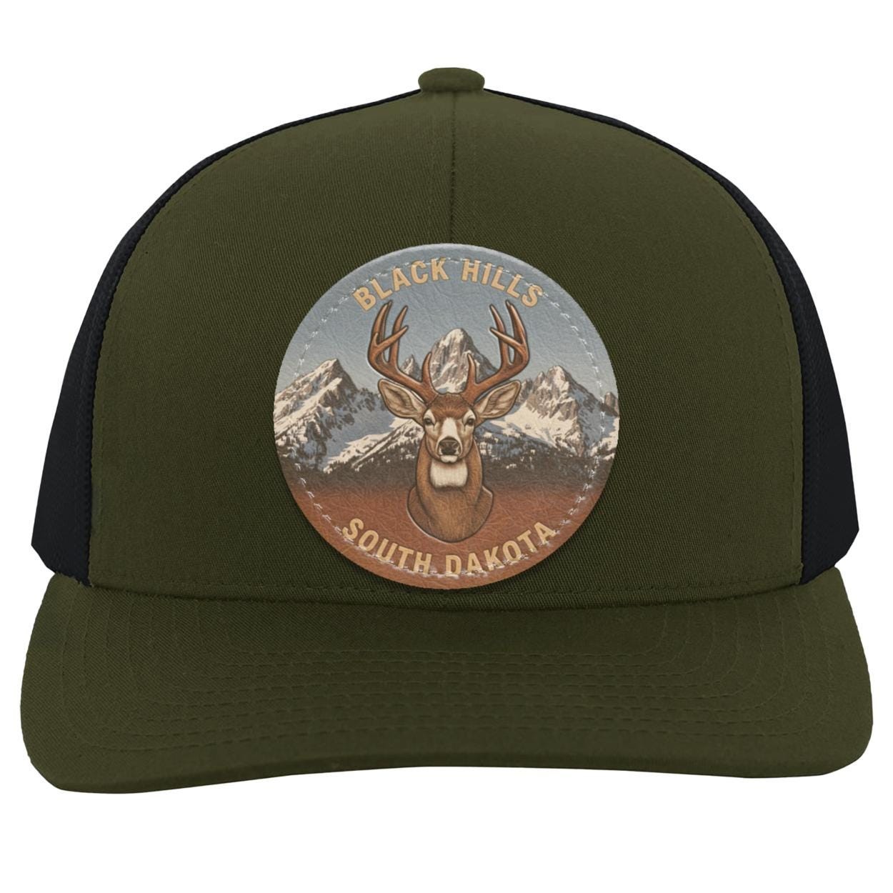 Black Hills South Dakota Round Patch Hat, view 8