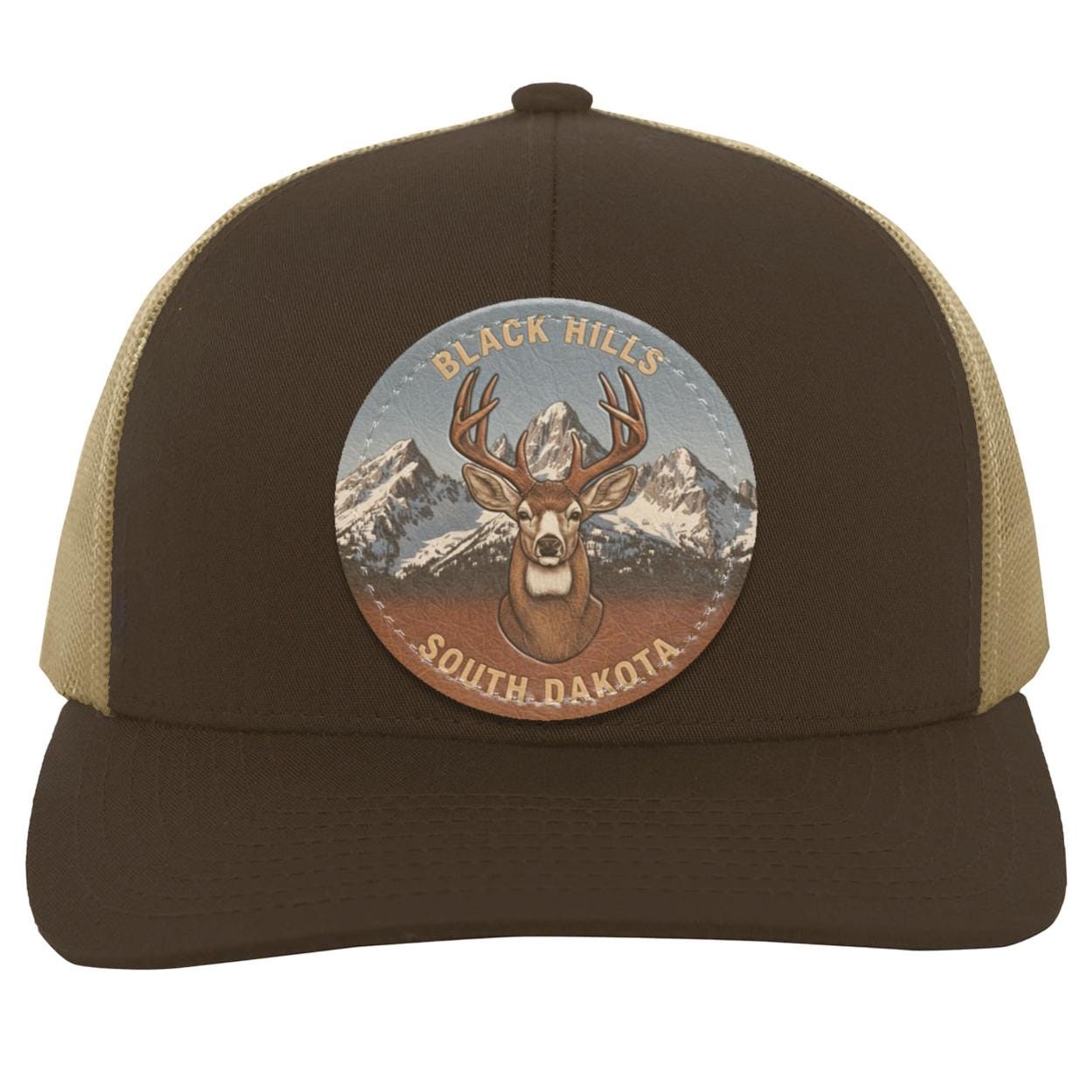 Black Hills South Dakota Round Patch Hat, view 9