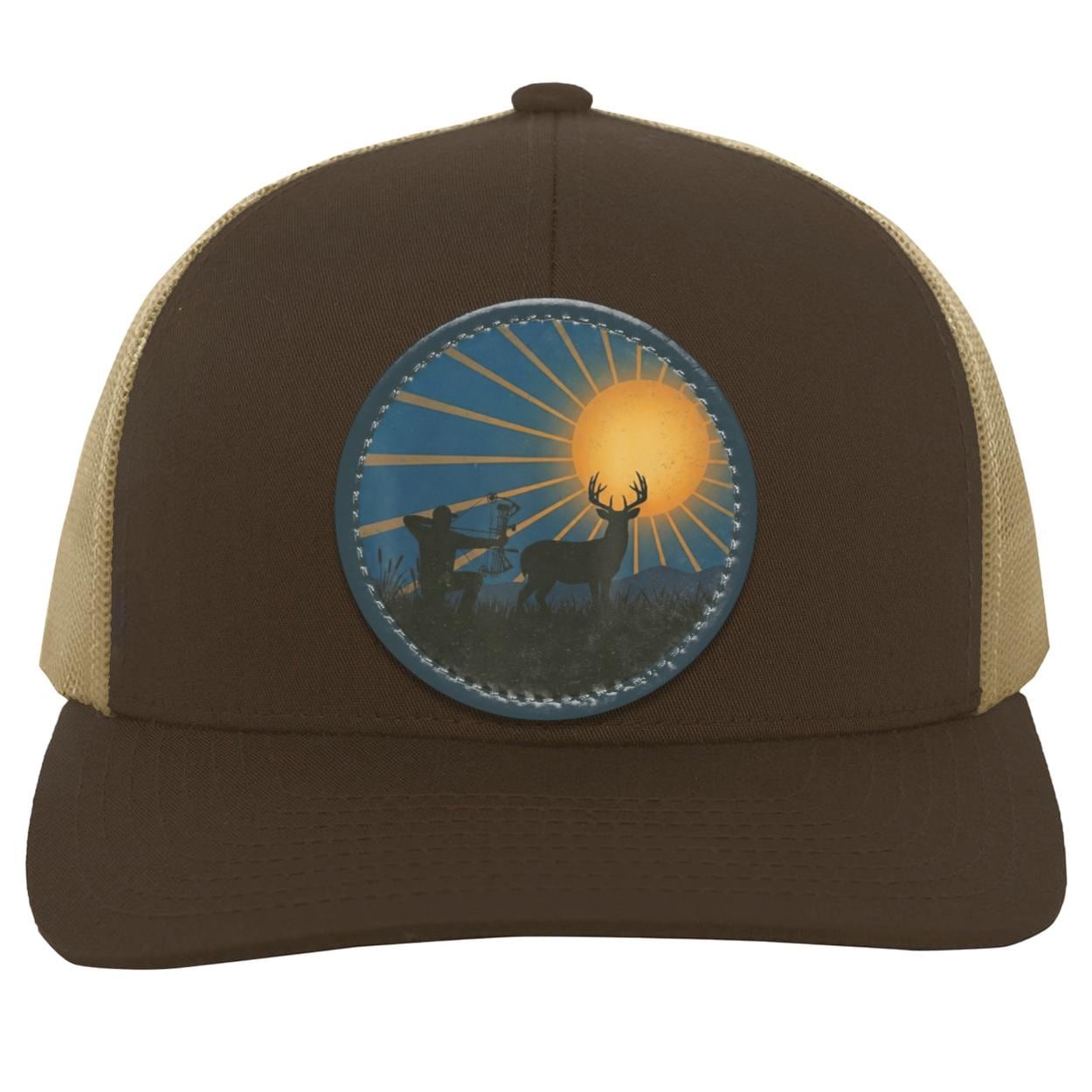 Bow Hunter and Buck Patch Hat | Outdoors Trucker Hat, view 7