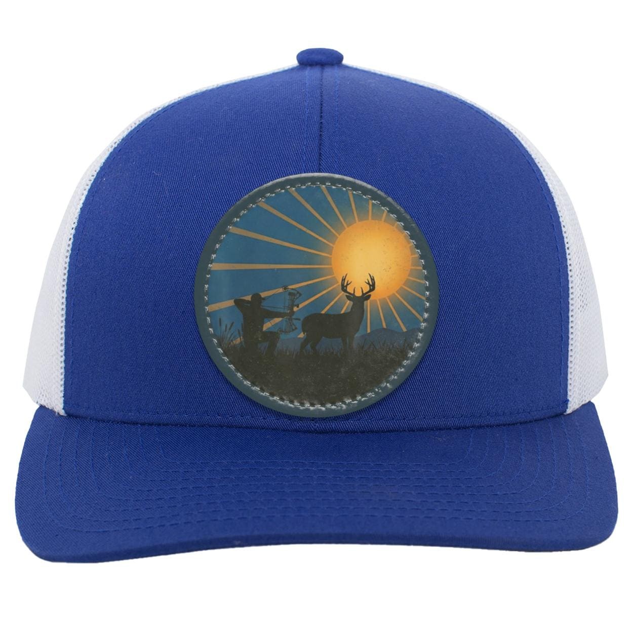 Bow Hunter and Buck Patch Hat | Outdoors Trucker Hat, view 8