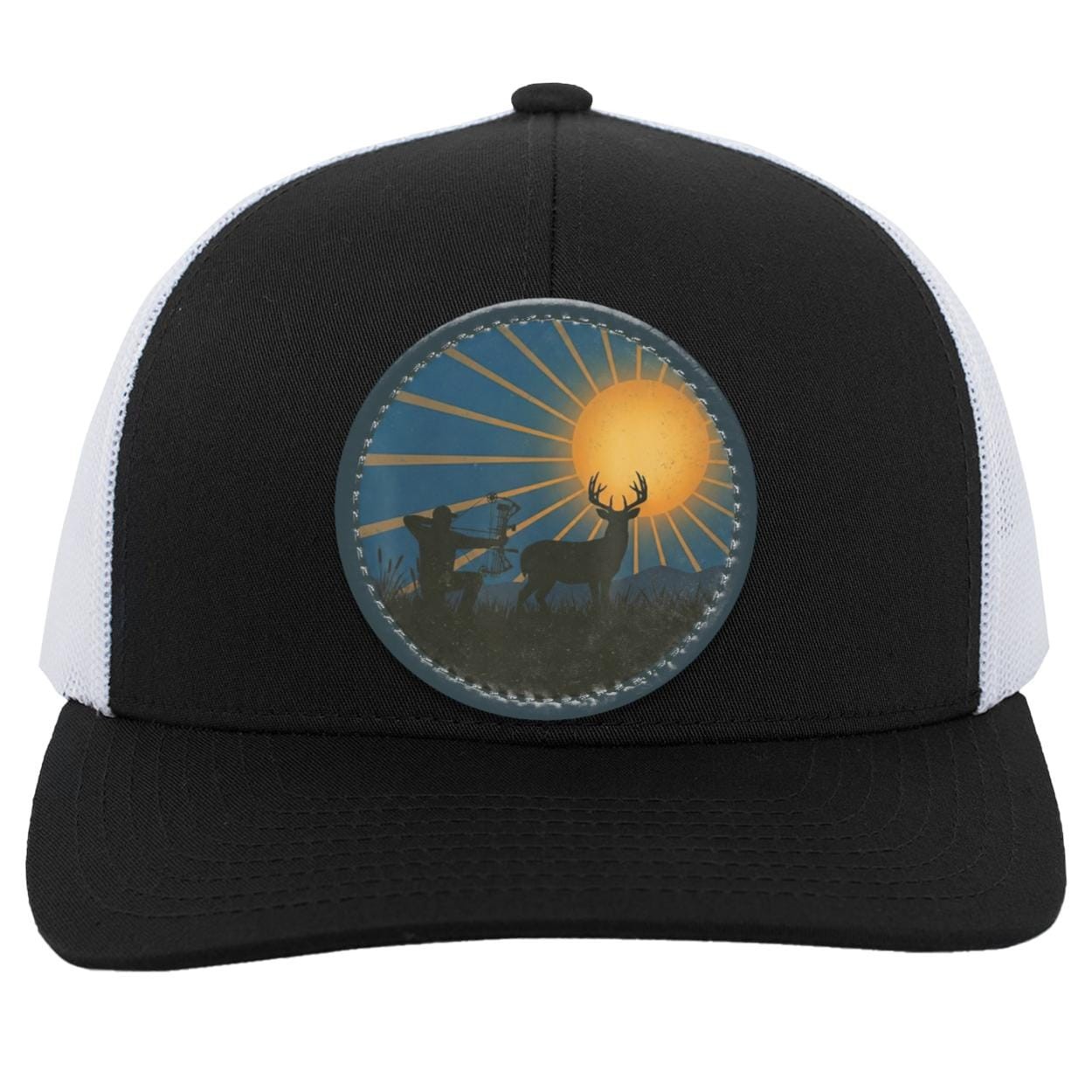 Bow Hunter and Buck Patch Hat | Outdoors Trucker Hat, view 9