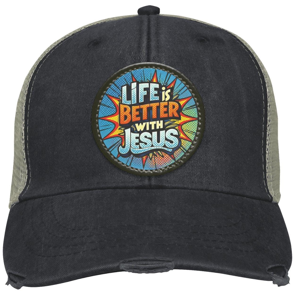 Christian Trucker Hat | Retro Comic Book Design, view 6