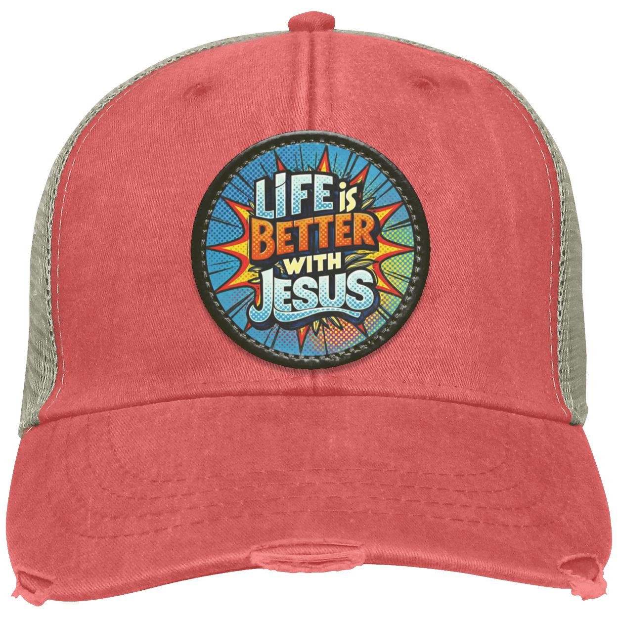 Christian Trucker Hat | Retro Comic Book Design, view 8