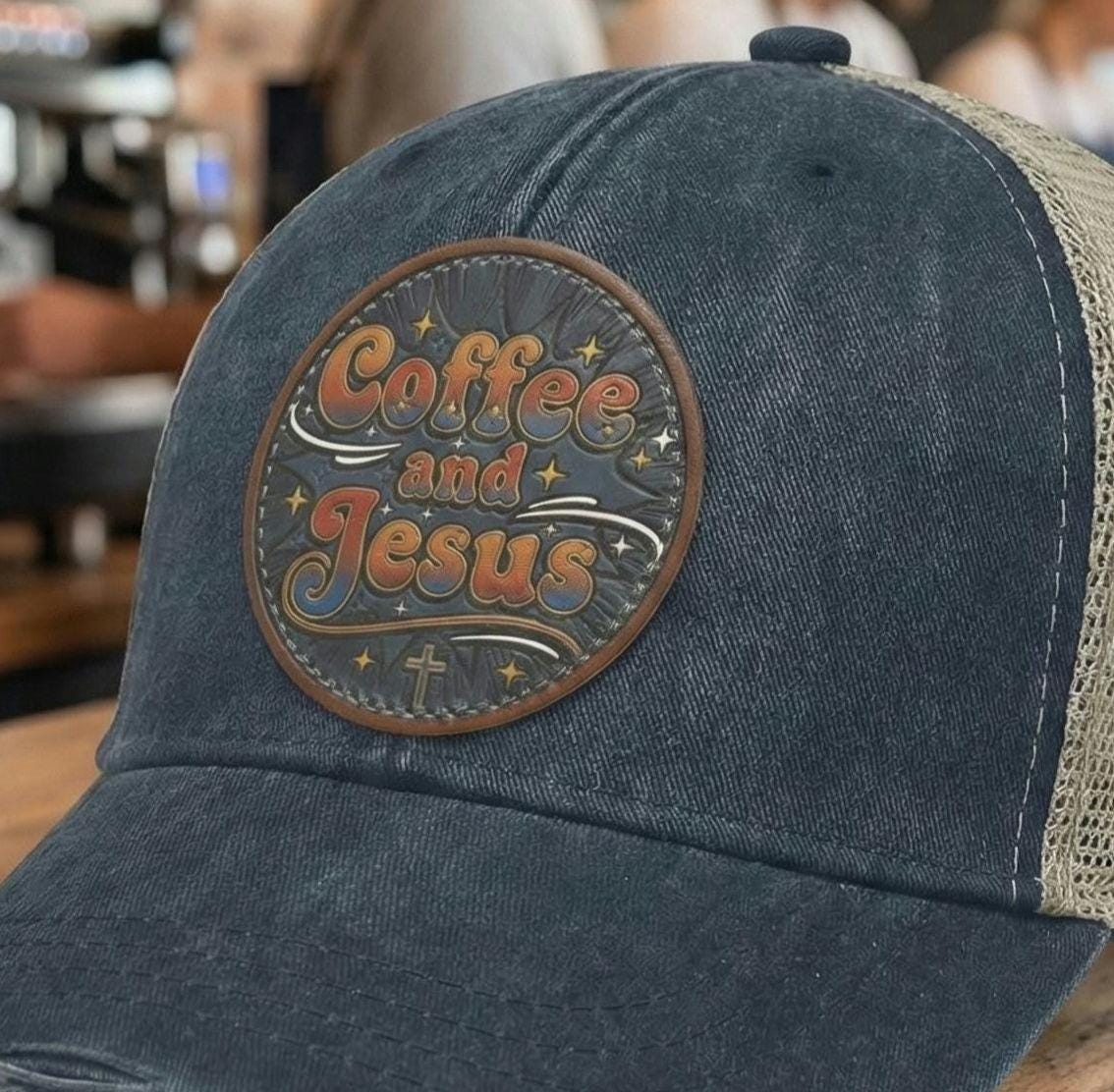 Coffee and Jesus | Christian Trucker Hat | Faith Cap