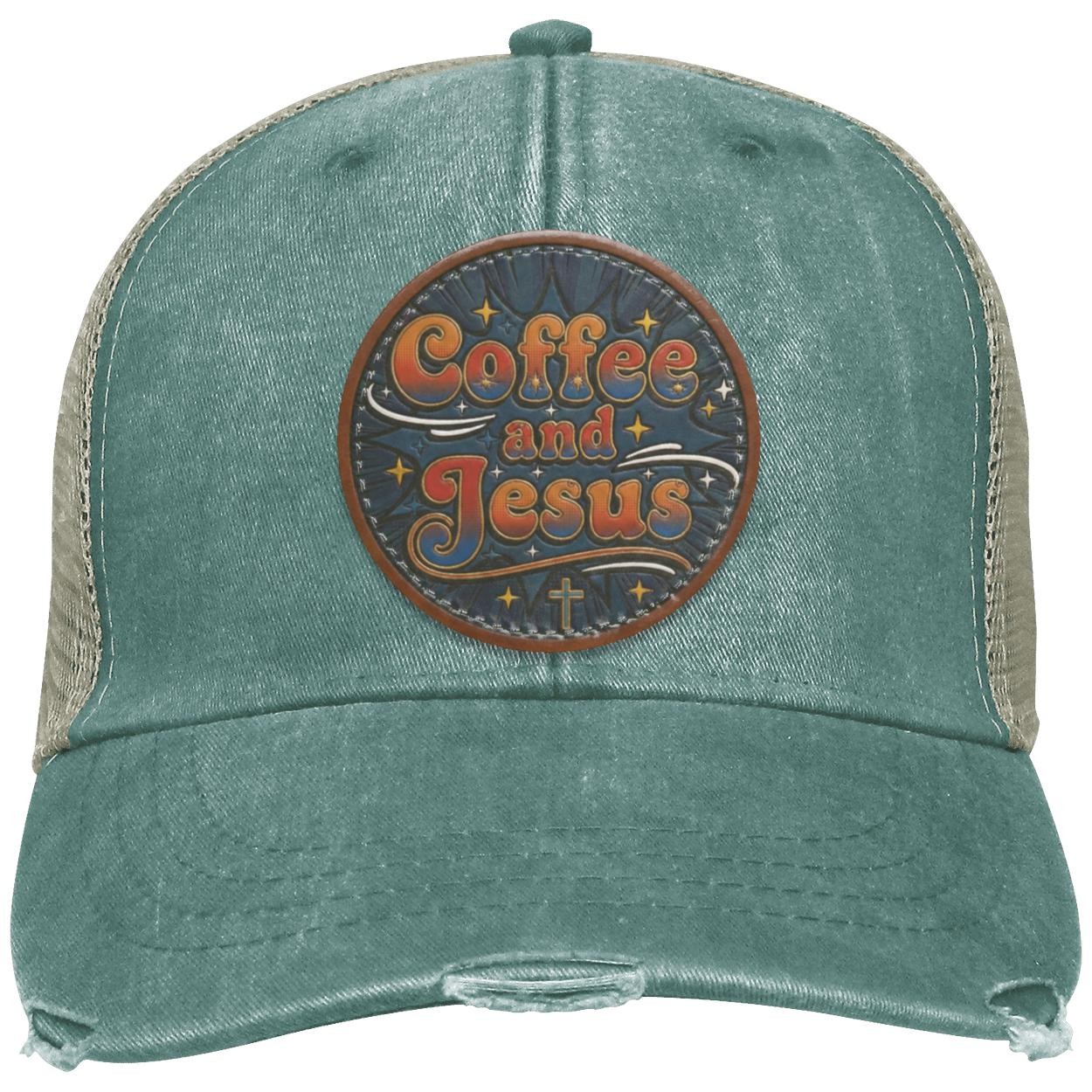 Coffee and Jesus | Christian Trucker Hat | Faith Cap, view 5