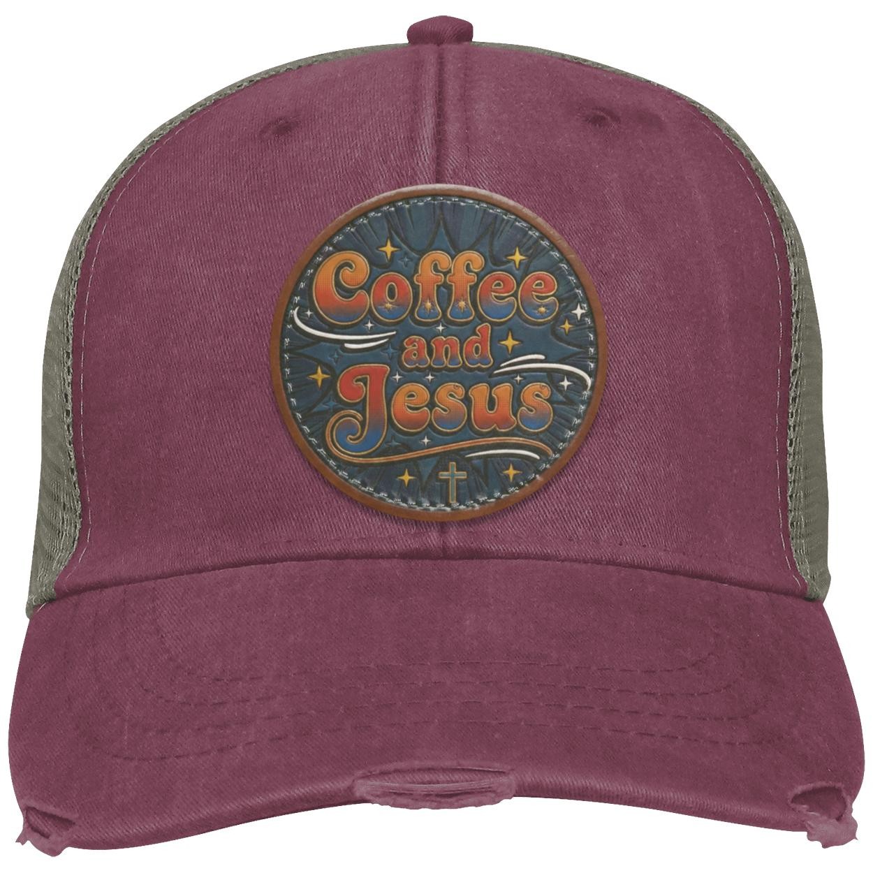 Coffee and Jesus | Christian Trucker Hat | Faith Cap, view 6