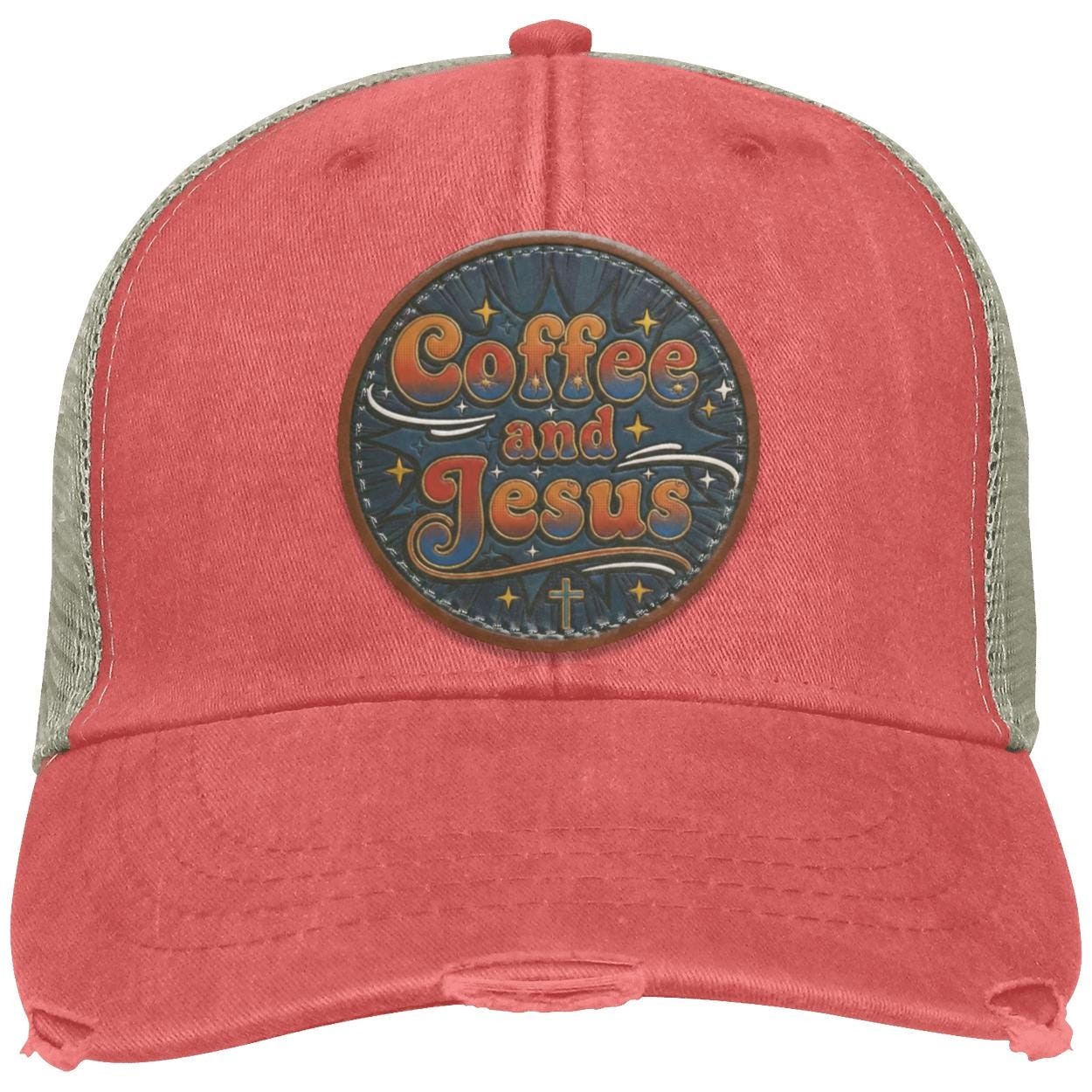 Coffee and Jesus | Christian Trucker Hat | Faith Cap, view 9