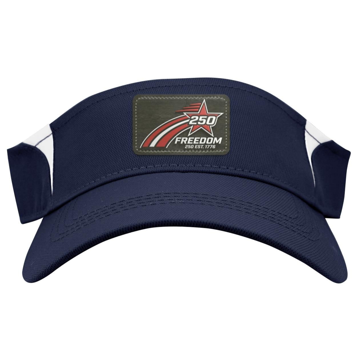 Custom 250th Anniversary Freedom Visor - Patriotic 1776 Leather Patch Hat - America Semiquincentennial Gift, view 4