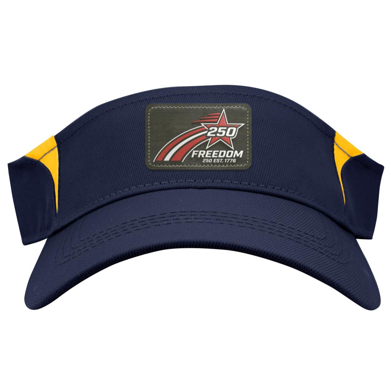 Custom 250th Anniversary Freedom Visor - Patriotic 1776 Leather Patch Hat - America Semiquincentennial Gift, view 5