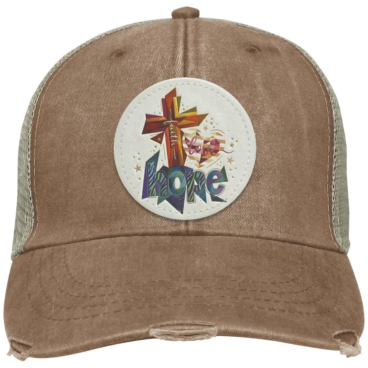 Faith Hope Love | Christian Trucker Hat | Religious Gift, view 4