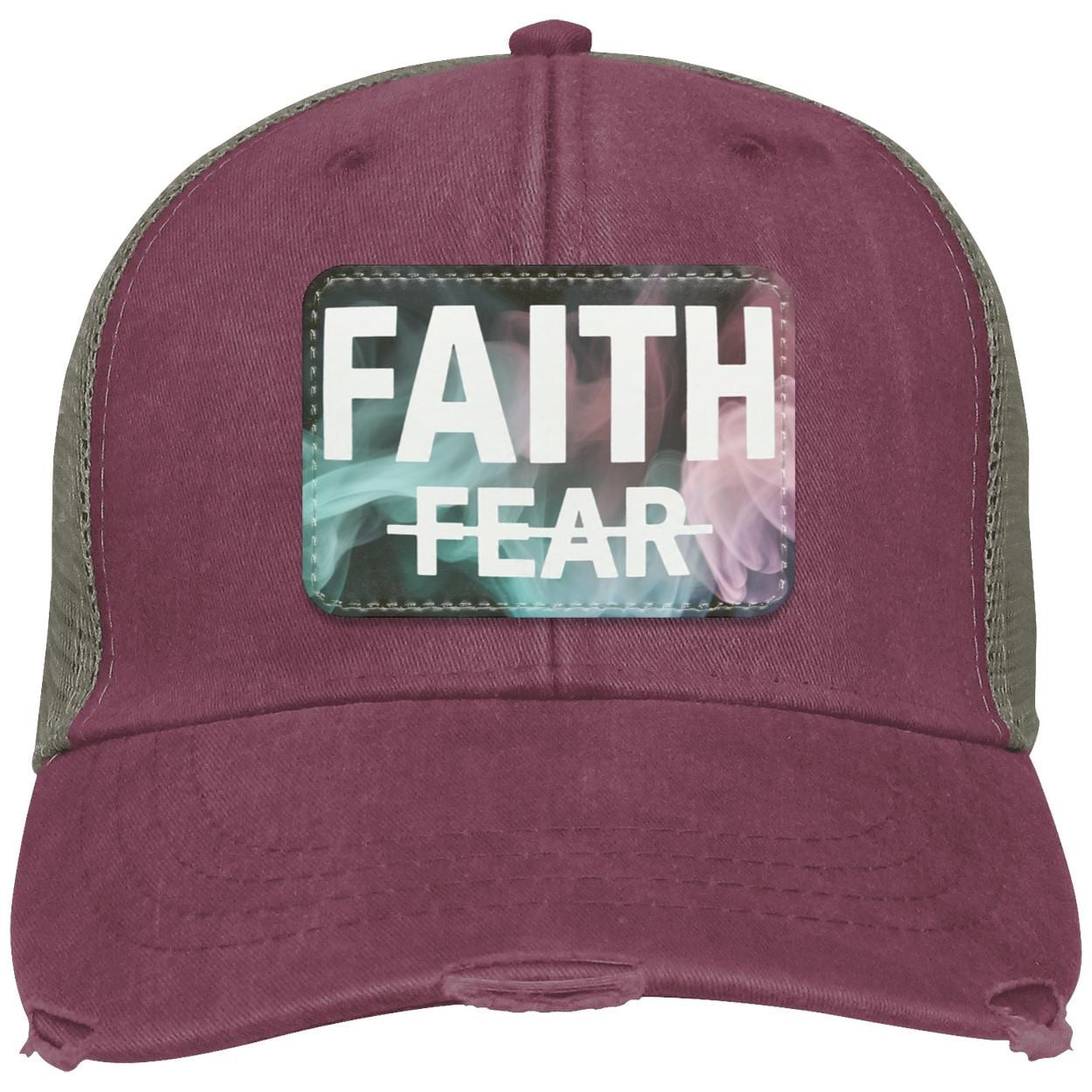 Faith Over Fear | Christian Trucker Hat, view 4