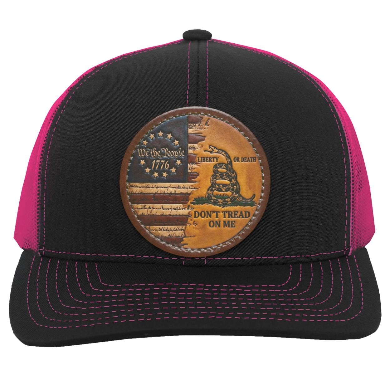 Gadsden Flag Patch Hat | We The People | Don't Tread On Me | Patriotic Trucker Hat, view 4