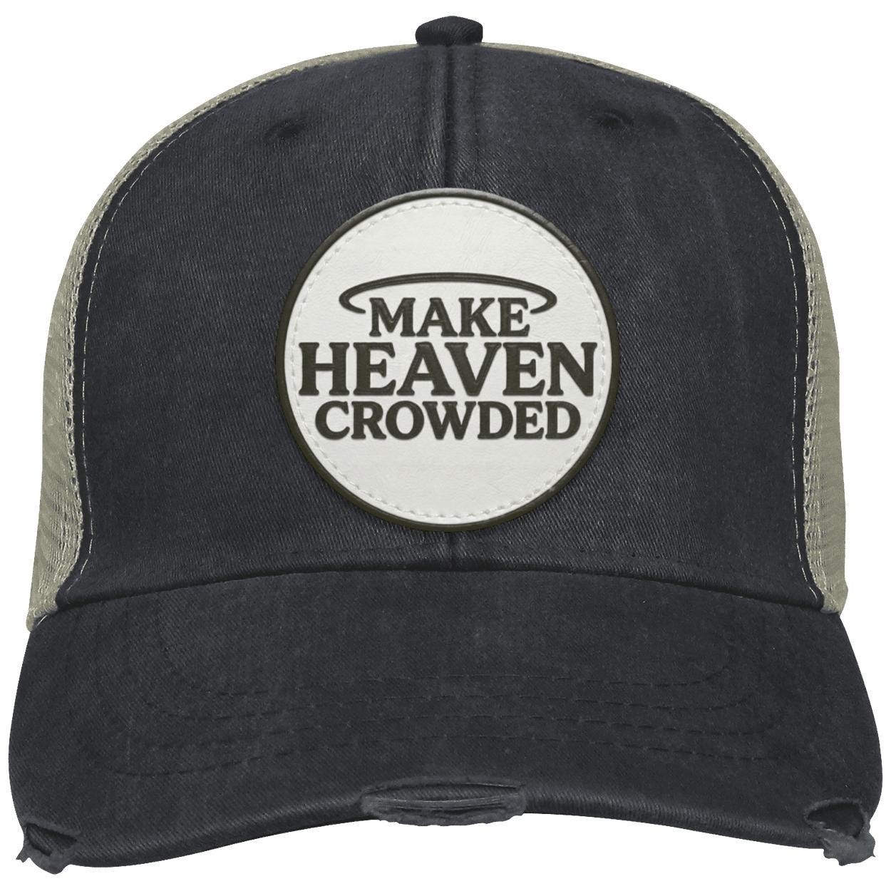 Make Heaven Crowded | Christian Trucker Hat, view 2