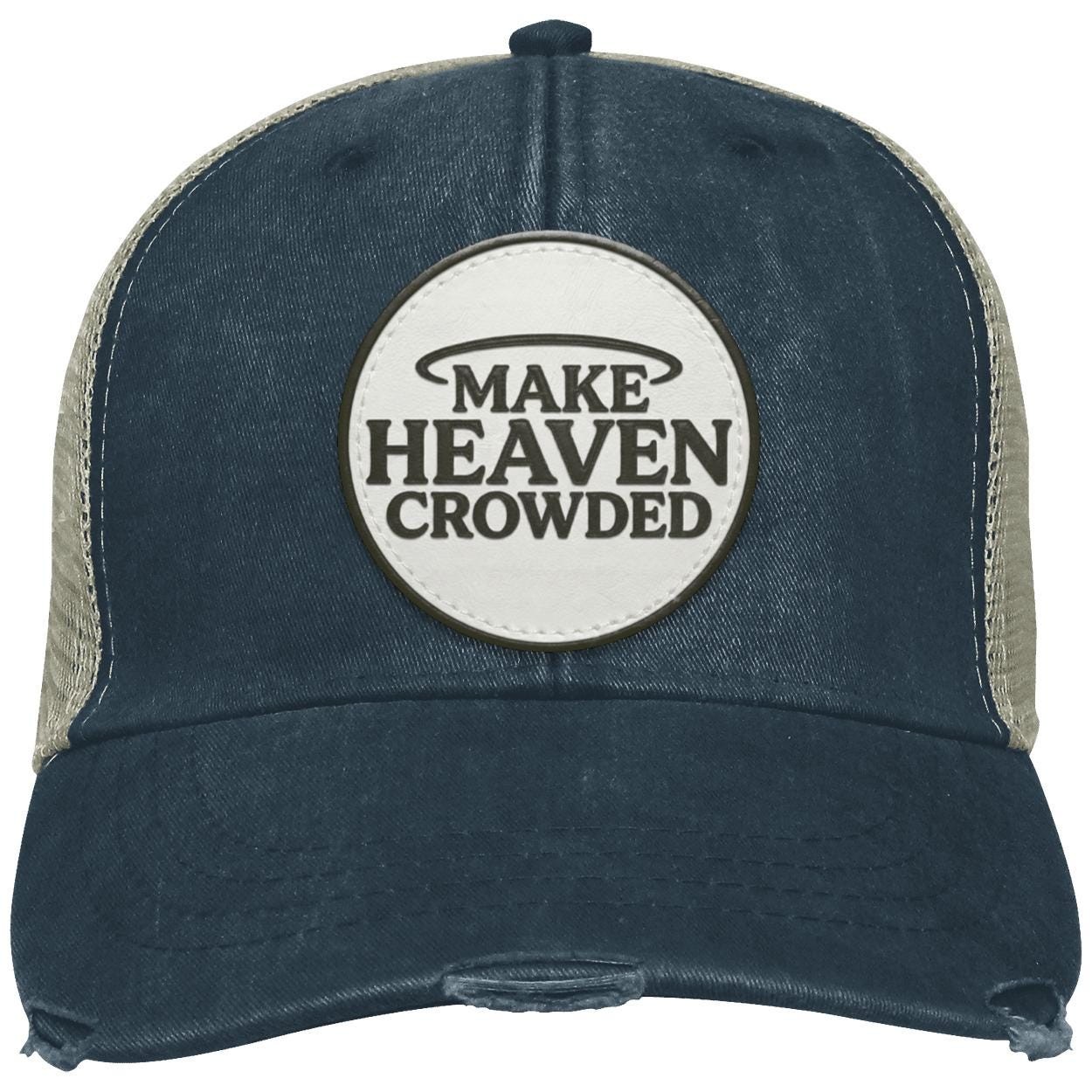 Make Heaven Crowded | Christian Trucker Hat, view 3