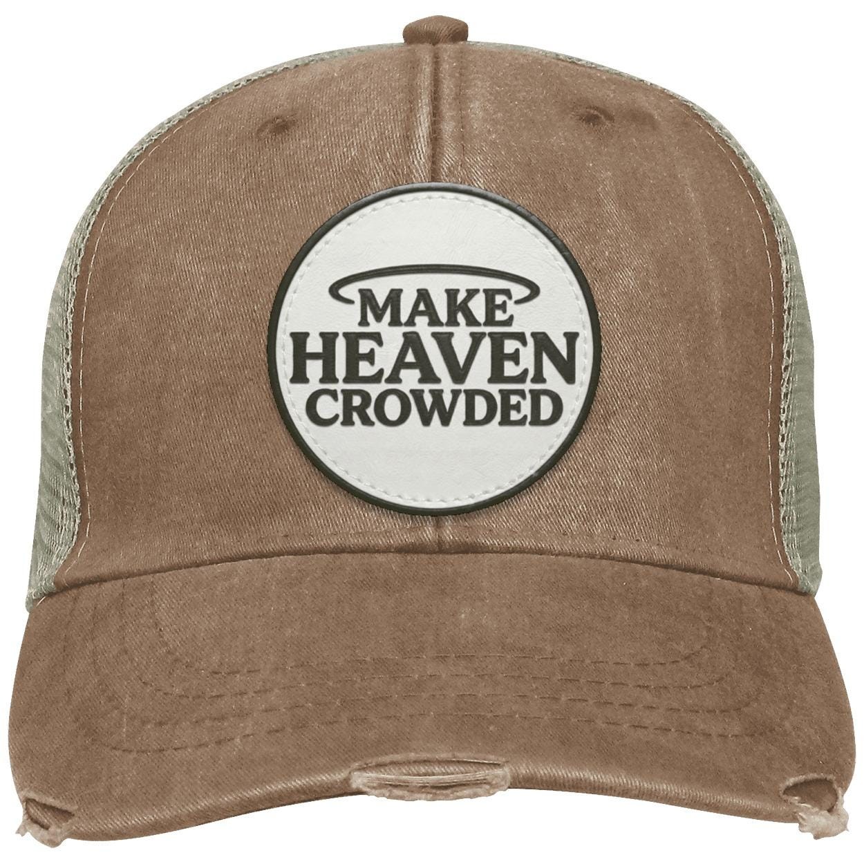 Make Heaven Crowded | Christian Trucker Hat, view 4