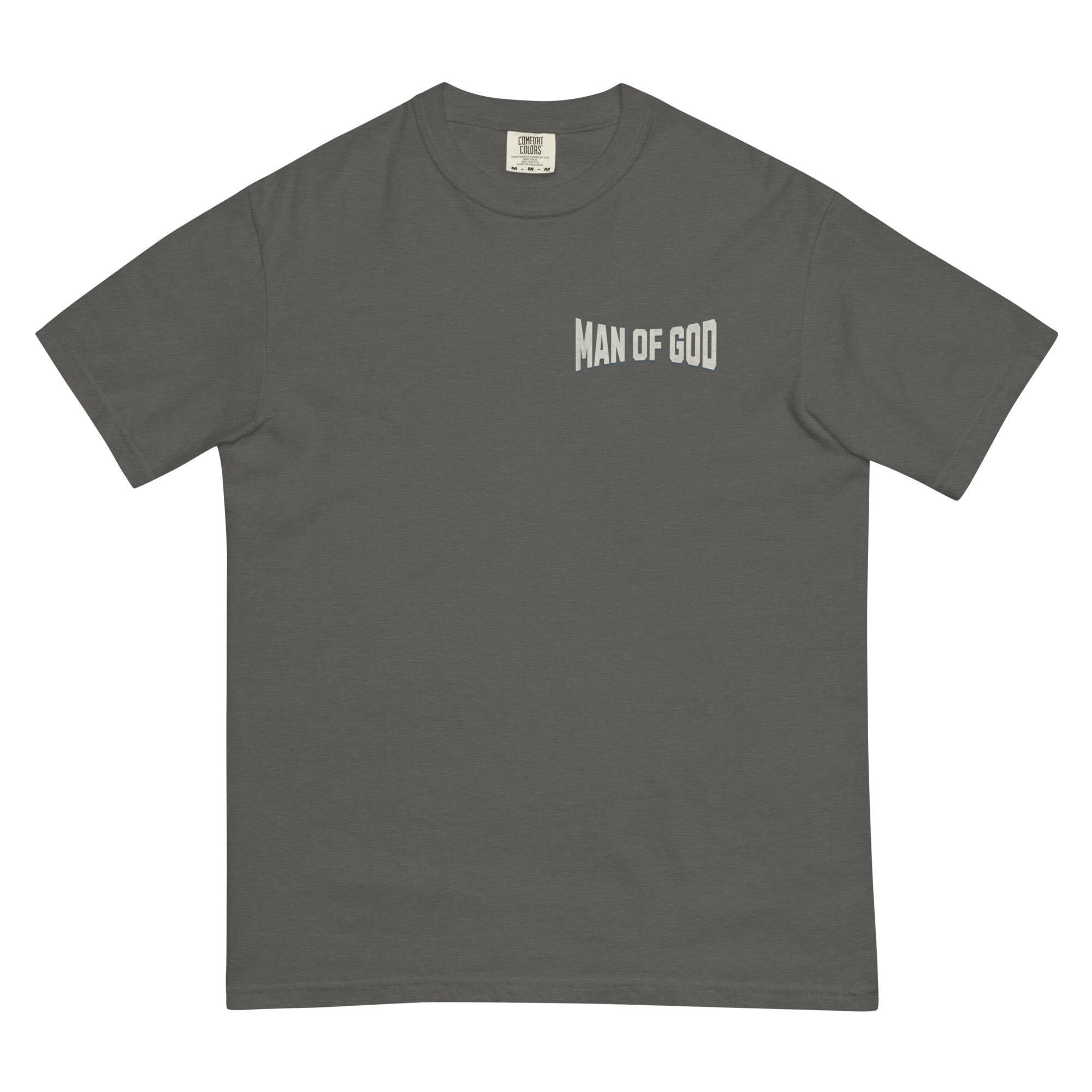 Man of God T-Shirt, Patriotic Eagle Cross, Comfort Colors Tee, view 11