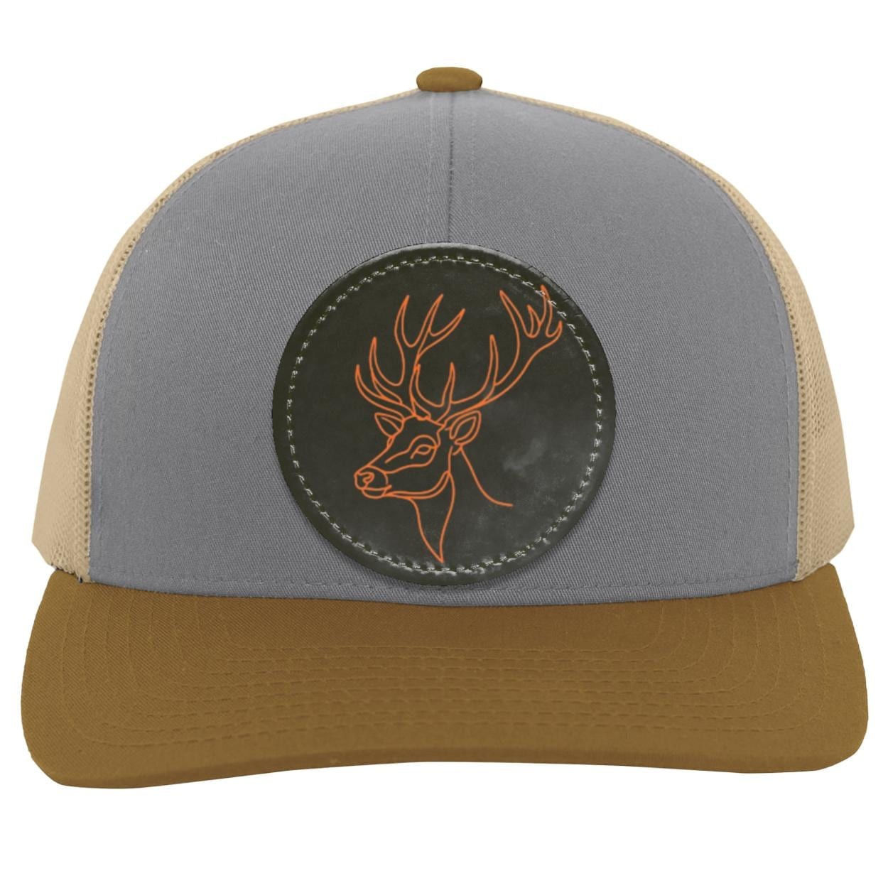 Orange Buck | Outdoors Trucker Hat, view 4