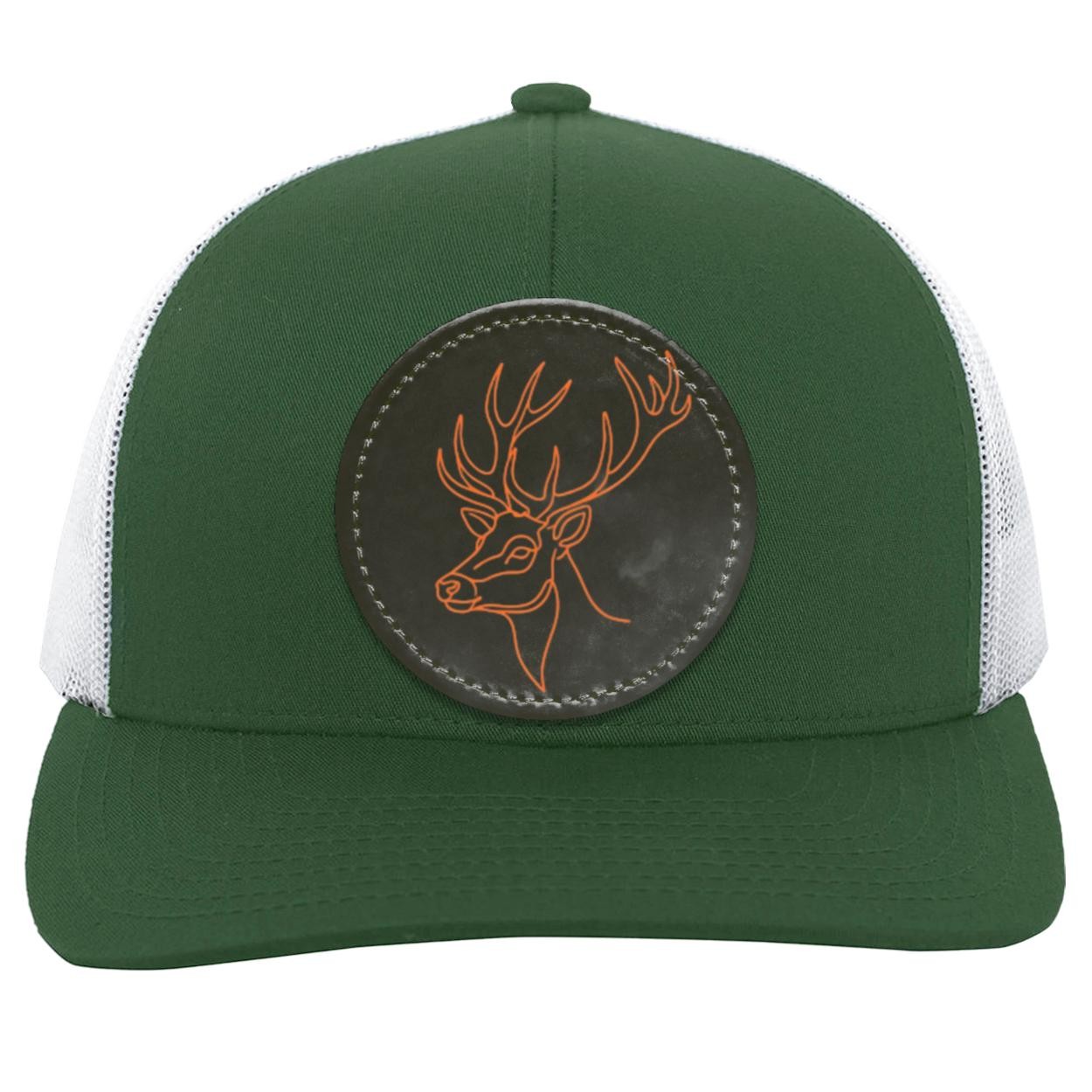 Orange Buck | Outdoors Trucker Hat, view 8