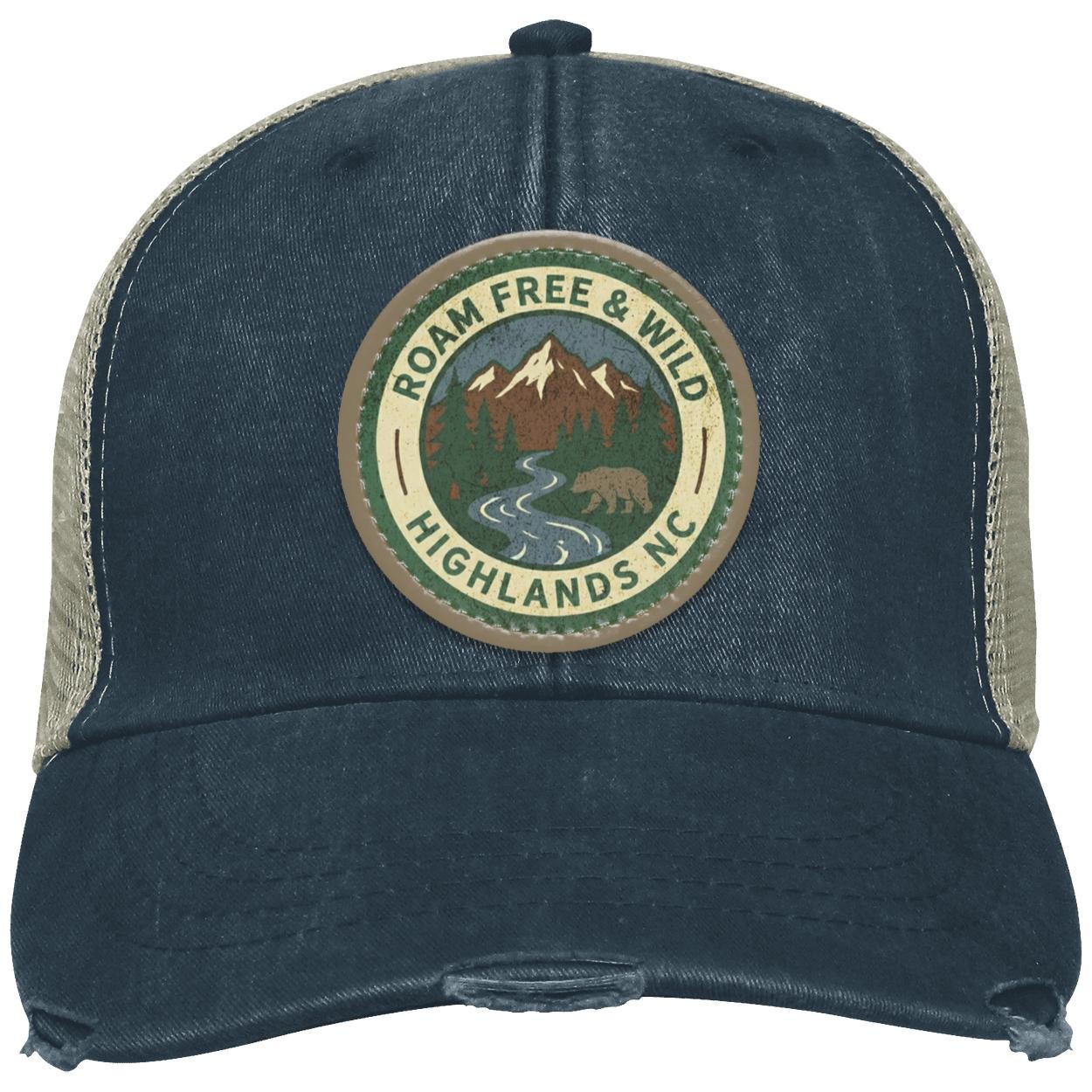 Roam Free and Wild Patch Hat | Outdoors Trucker Hat, view 2