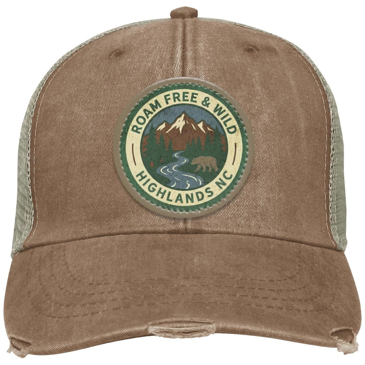 Roam Free and Wild Patch Hat | Outdoors Trucker Hat, view 3