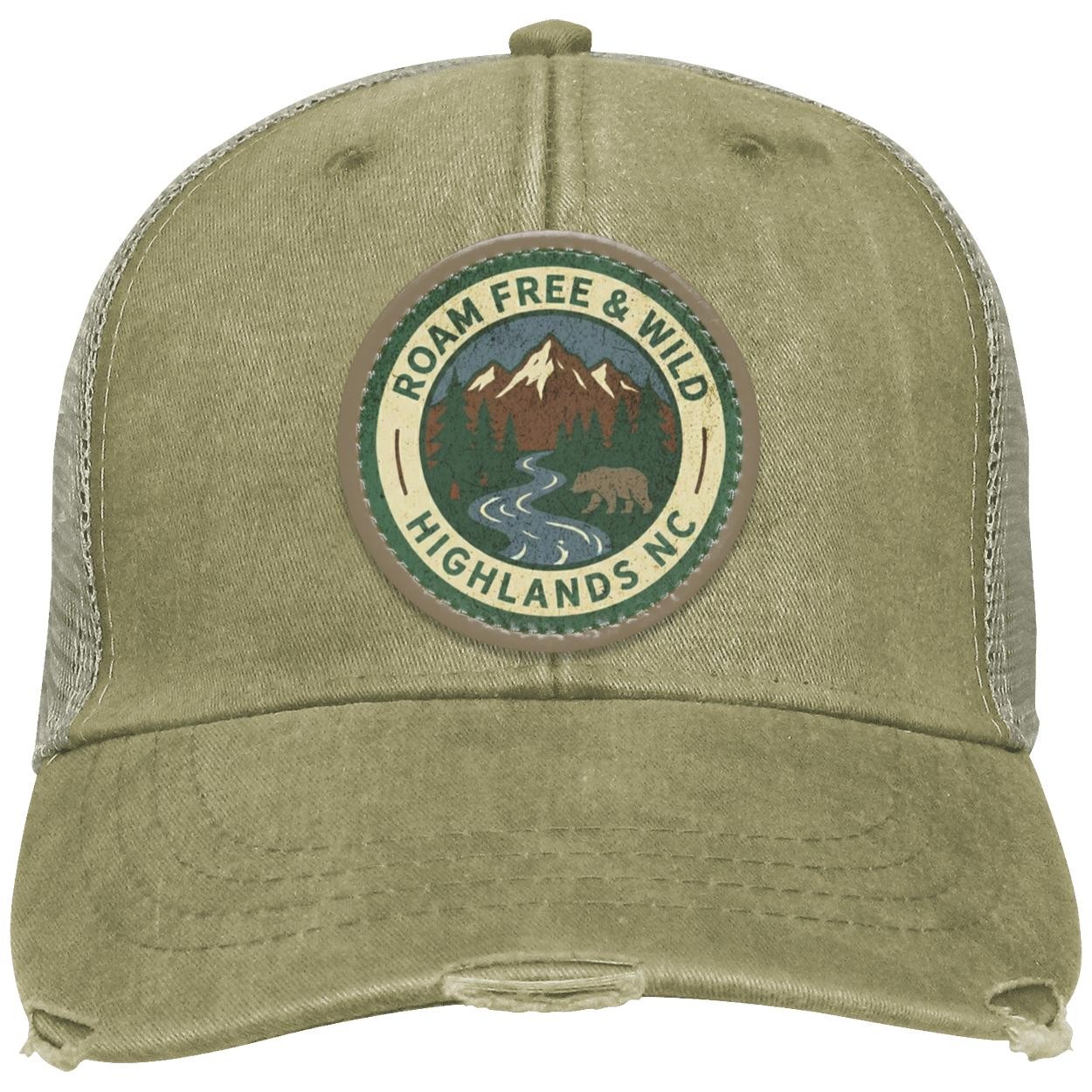 Roam Free and Wild Patch Hat | Outdoors Trucker Hat, view 4