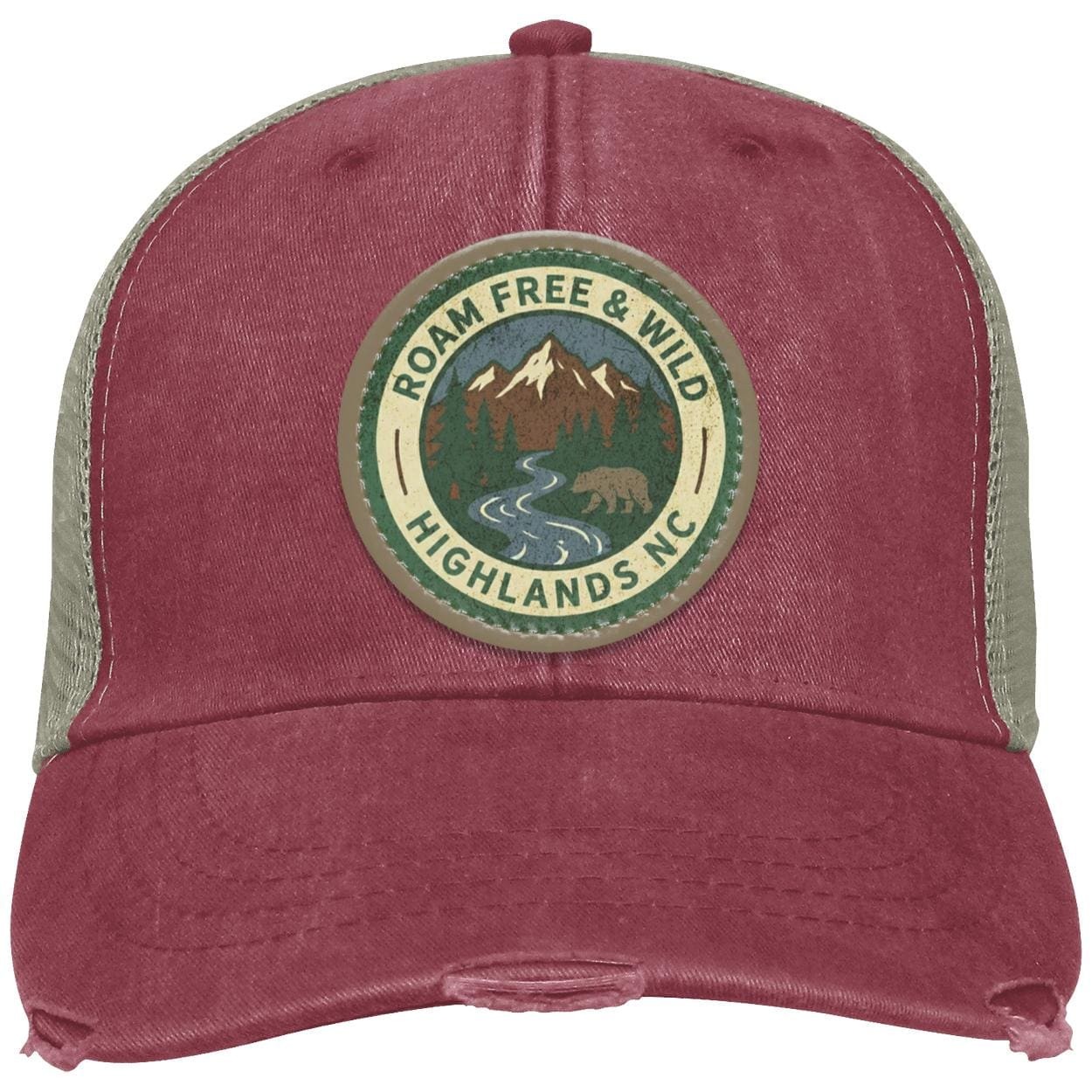 Roam Free and Wild Patch Hat | Outdoors Trucker Hat, view 7