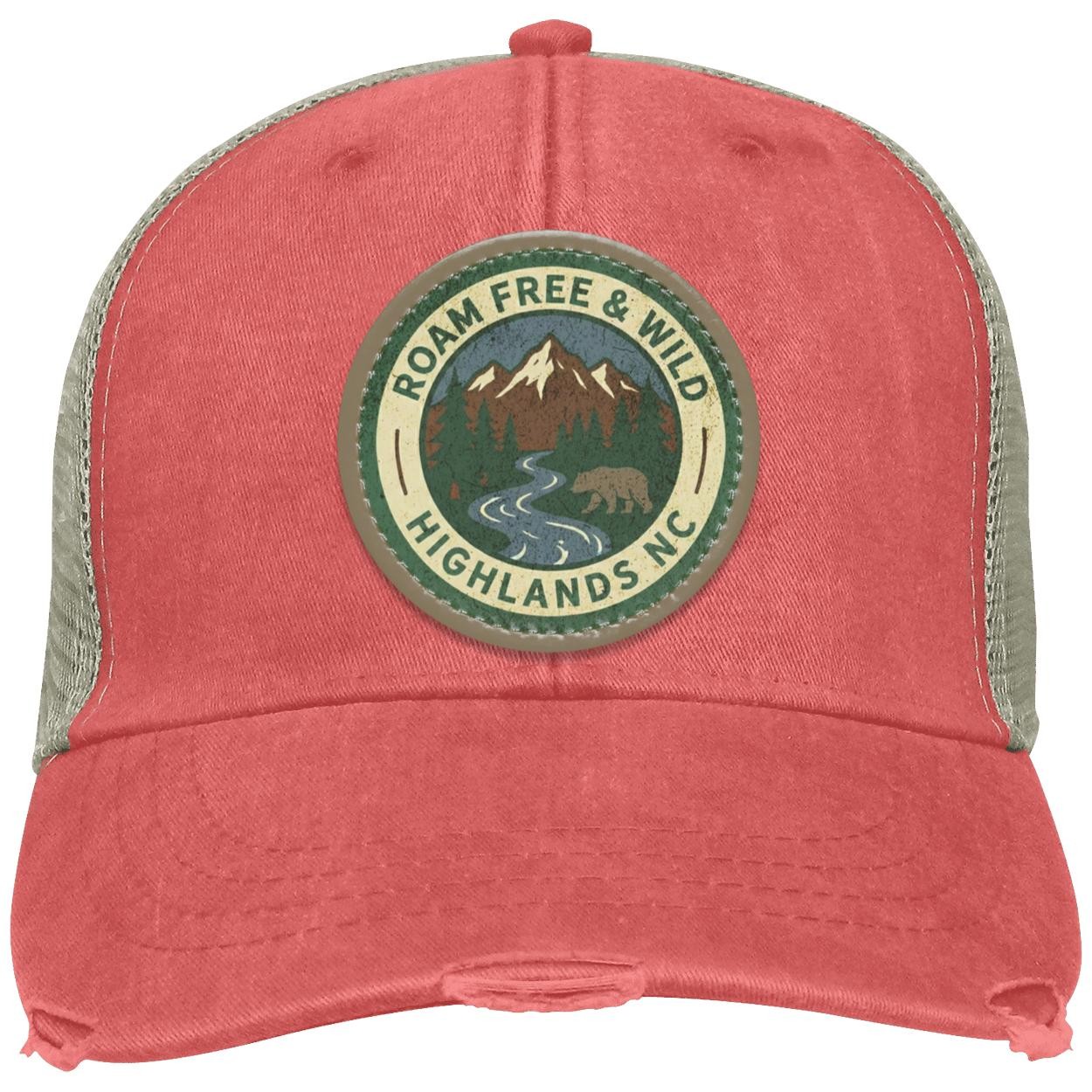 Roam Free and Wild Patch Hat | Outdoors Trucker Hat, view 8