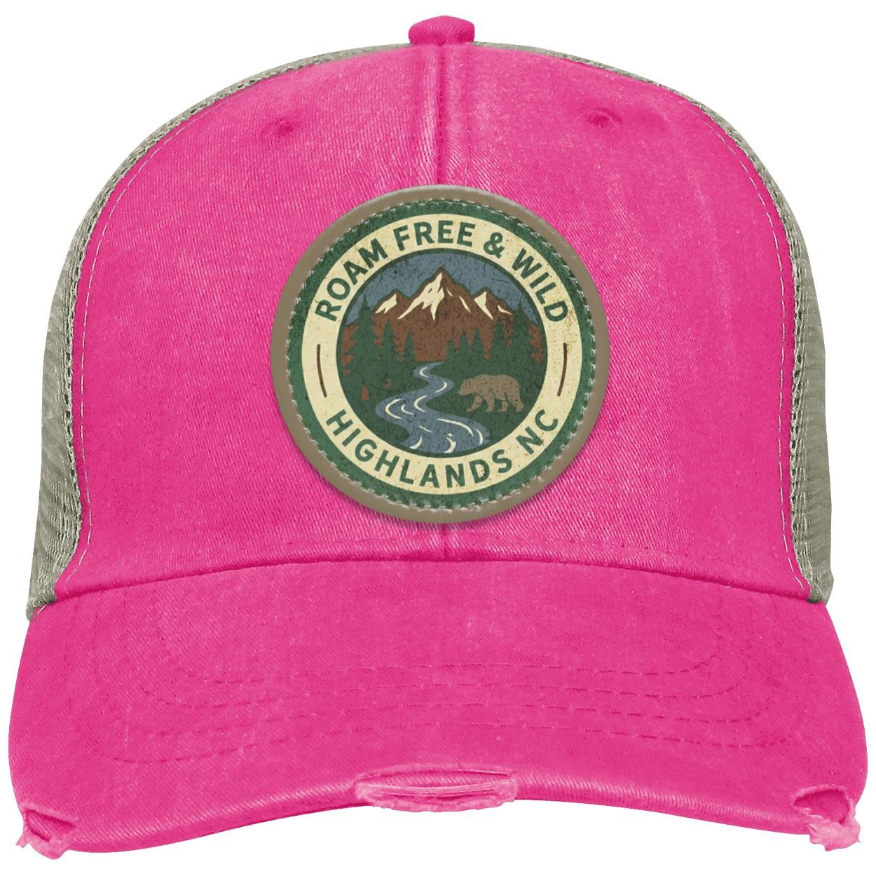 Roam Free and Wild Patch Hat | Outdoors Trucker Hat, view 9