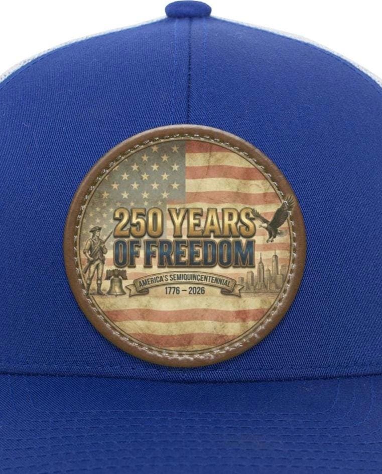 Semiquincentennial Trucker Hat | 250 Years of Freedom Patch