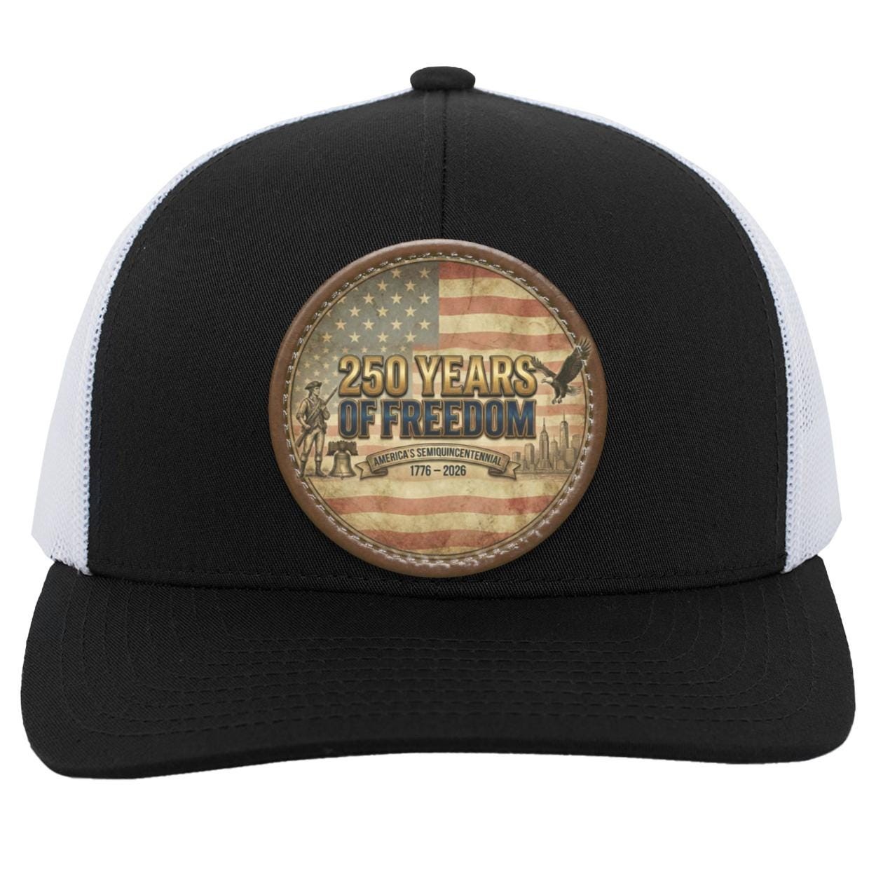Semiquincentennial Trucker Hat | 250 Years of Freedom Patch, view 10
