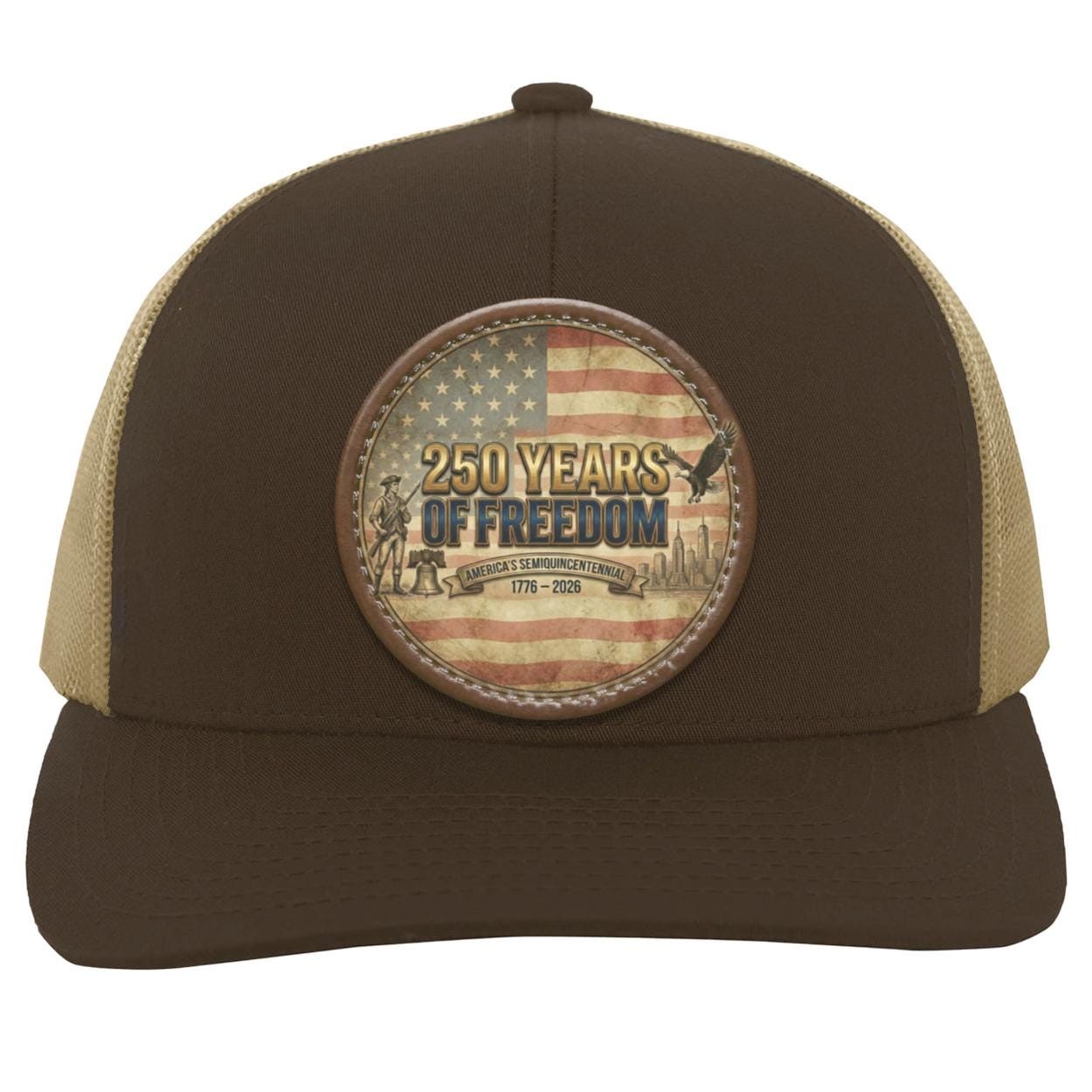 Semiquincentennial Trucker Hat | 250 Years of Freedom Patch, view 6