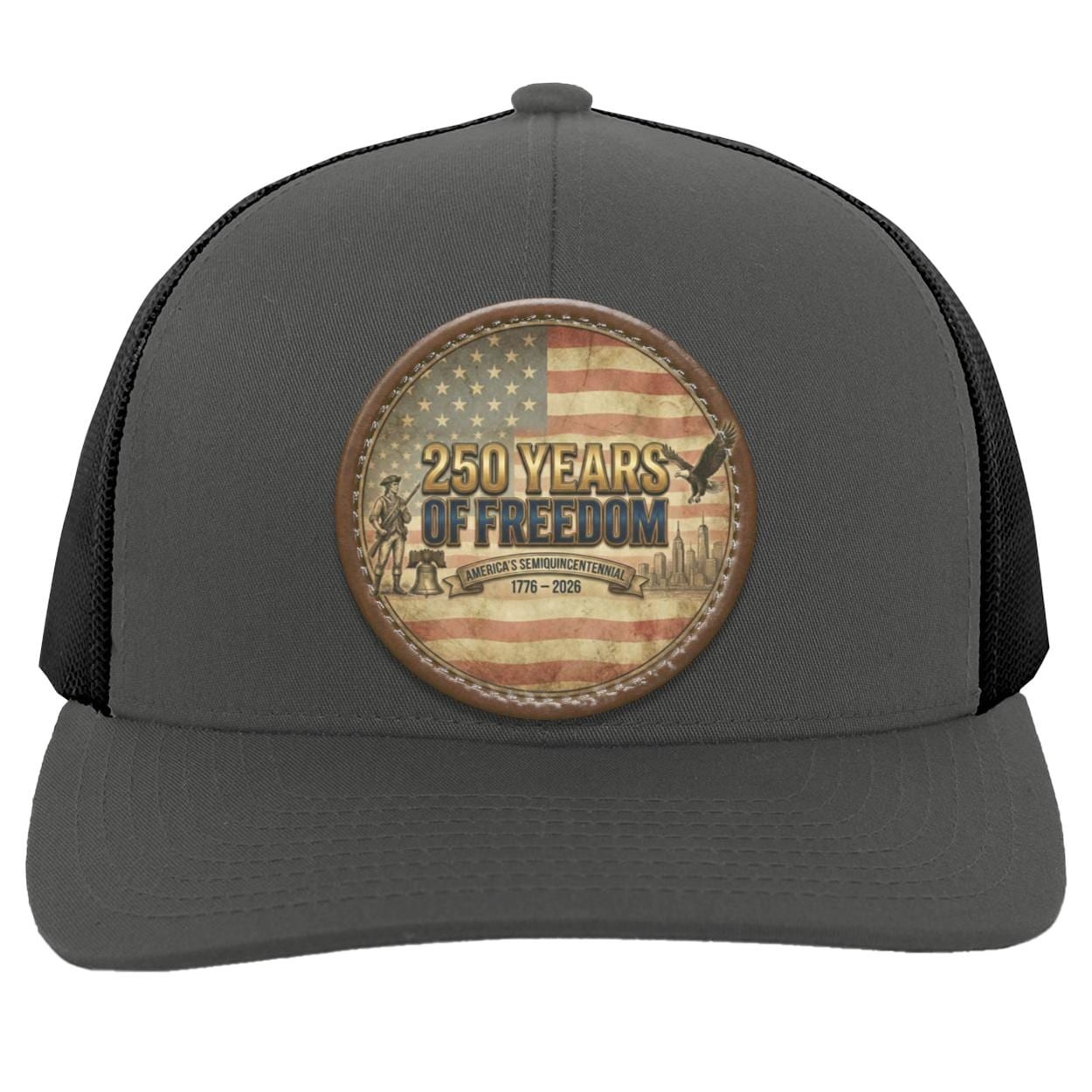 Semiquincentennial Trucker Hat | 250 Years of Freedom Patch, view 9