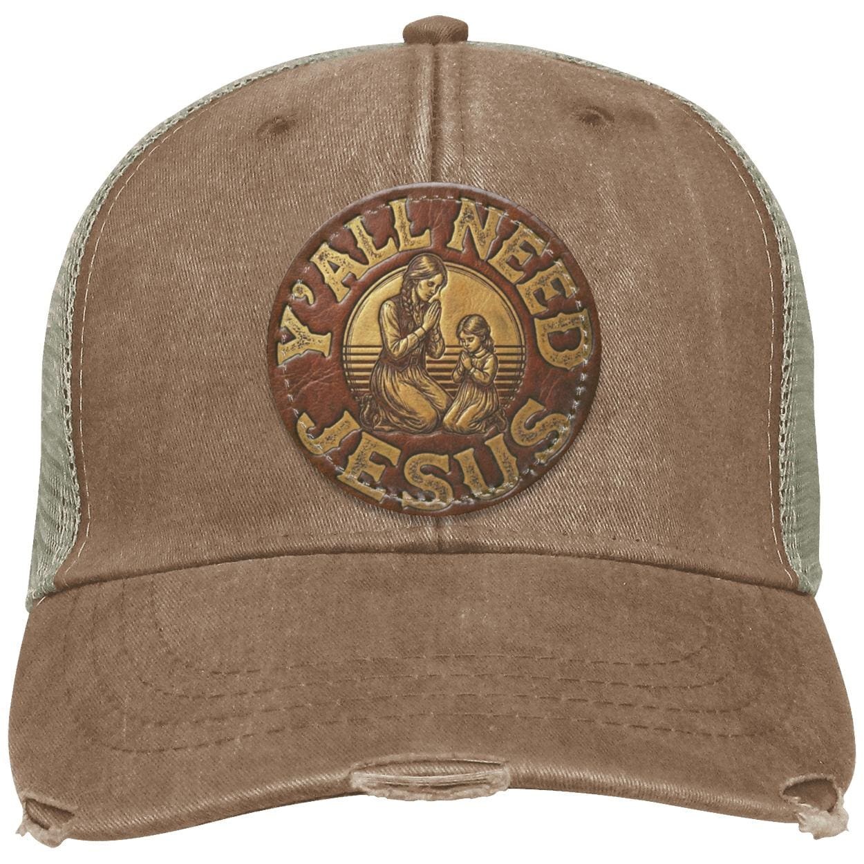 Y'all Need Jesus Patch Cap | Western Women's Hat | Christian Trucker Hat, view 4