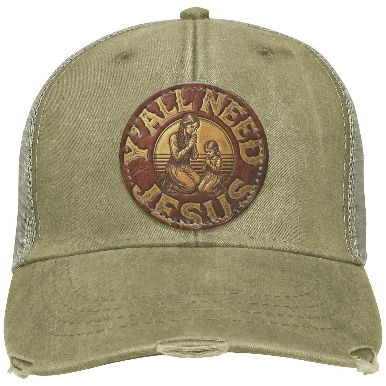 Y'all Need Jesus Patch Cap | Western Women's Hat | Christian Trucker Hat, view 6