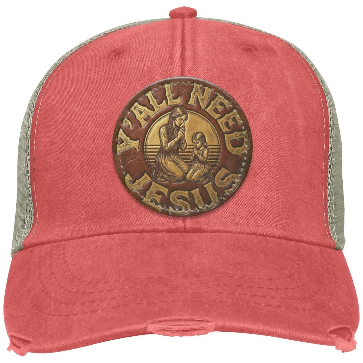 Y'all Need Jesus Patch Cap | Western Women's Hat | Christian Trucker Hat, view 9