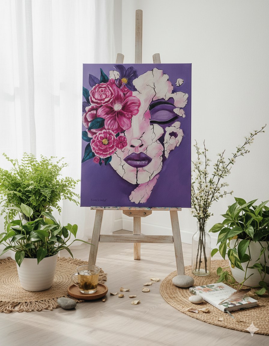 Porcelain, original artwork by Kairee Cardoso