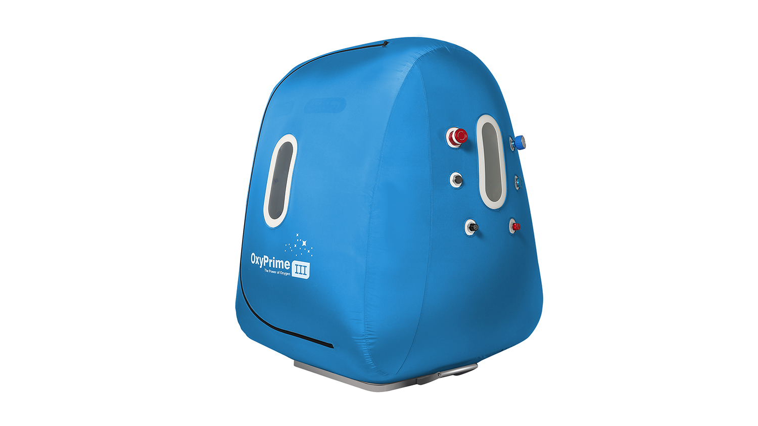 OxyPrime III wheelchair-accessible hyperbaric chamber with a ramp