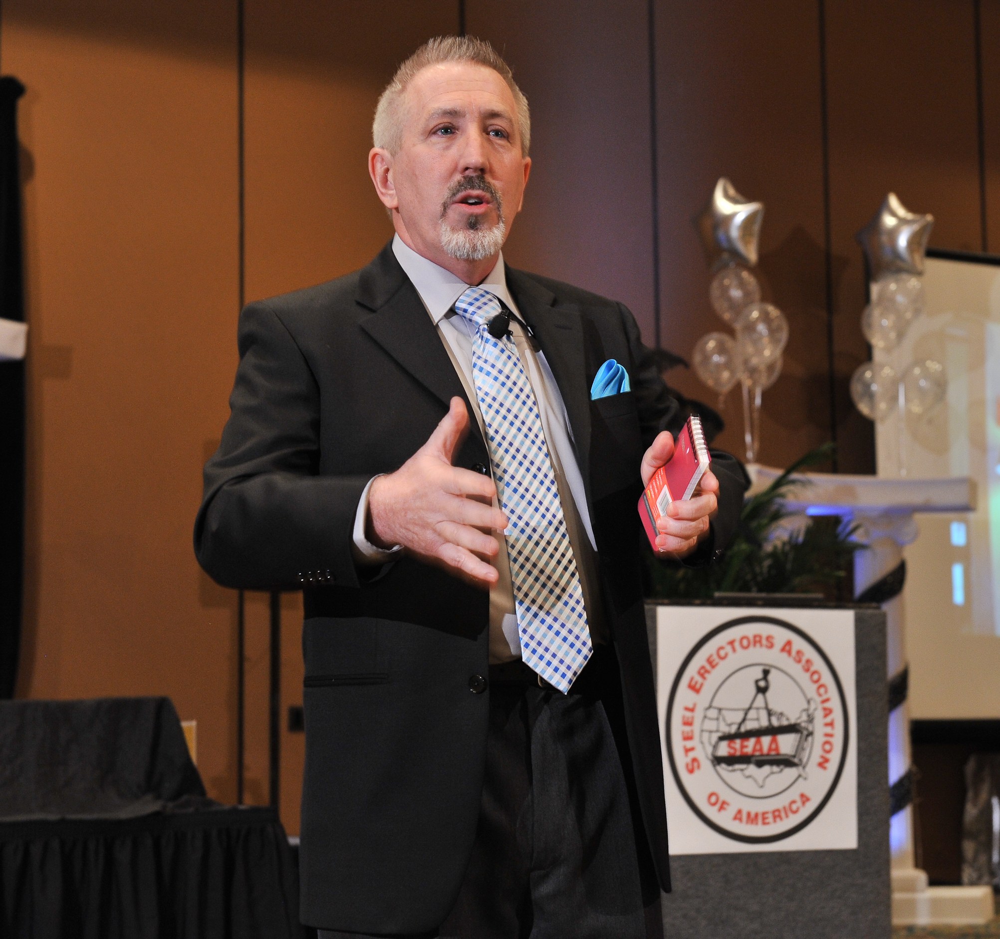 boB speaking at a corporate event