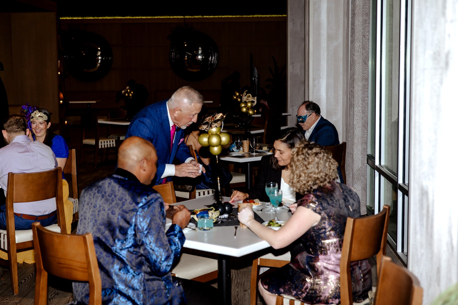 boB sharing close-up magic with guests at an event