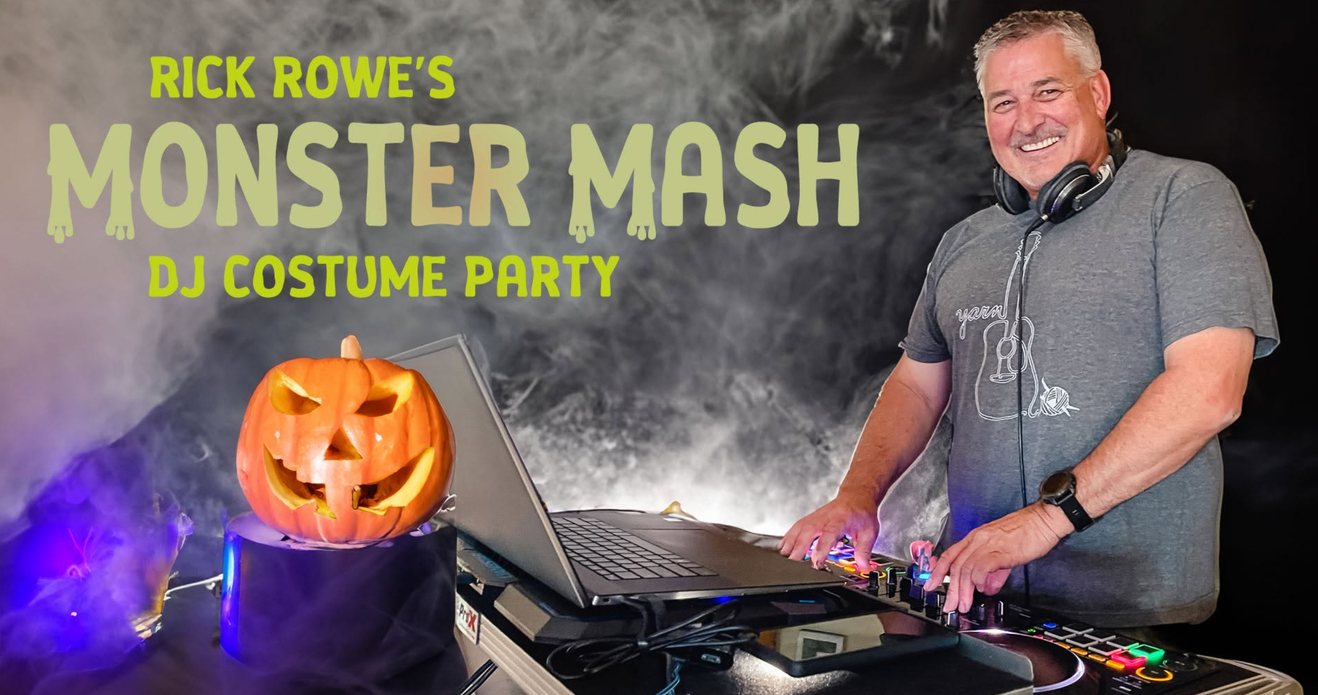 Rick Rowe’s Monster Mash DJ Costume Party artwork